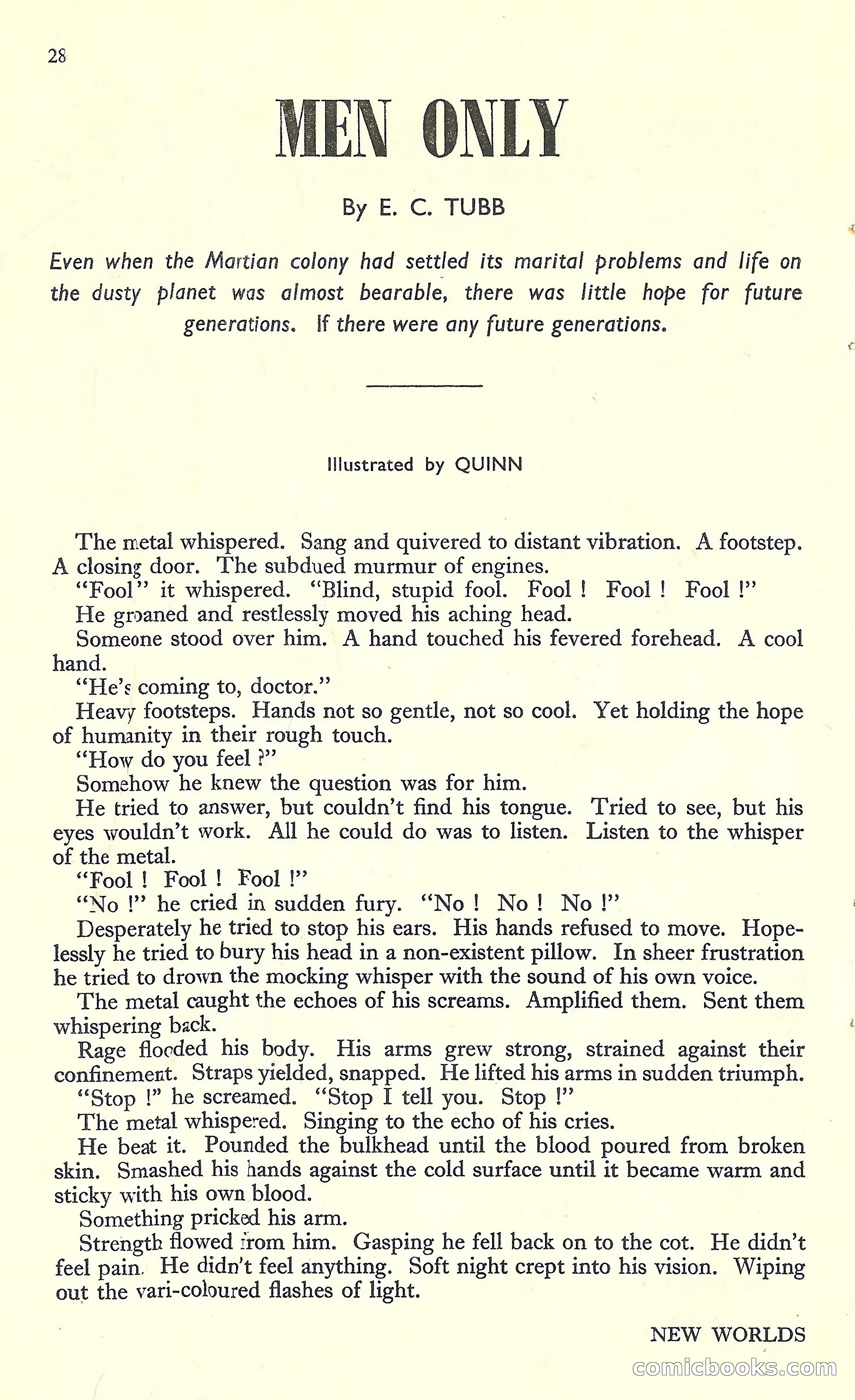 New Worlds #16, July 1952 — page 30 of 100