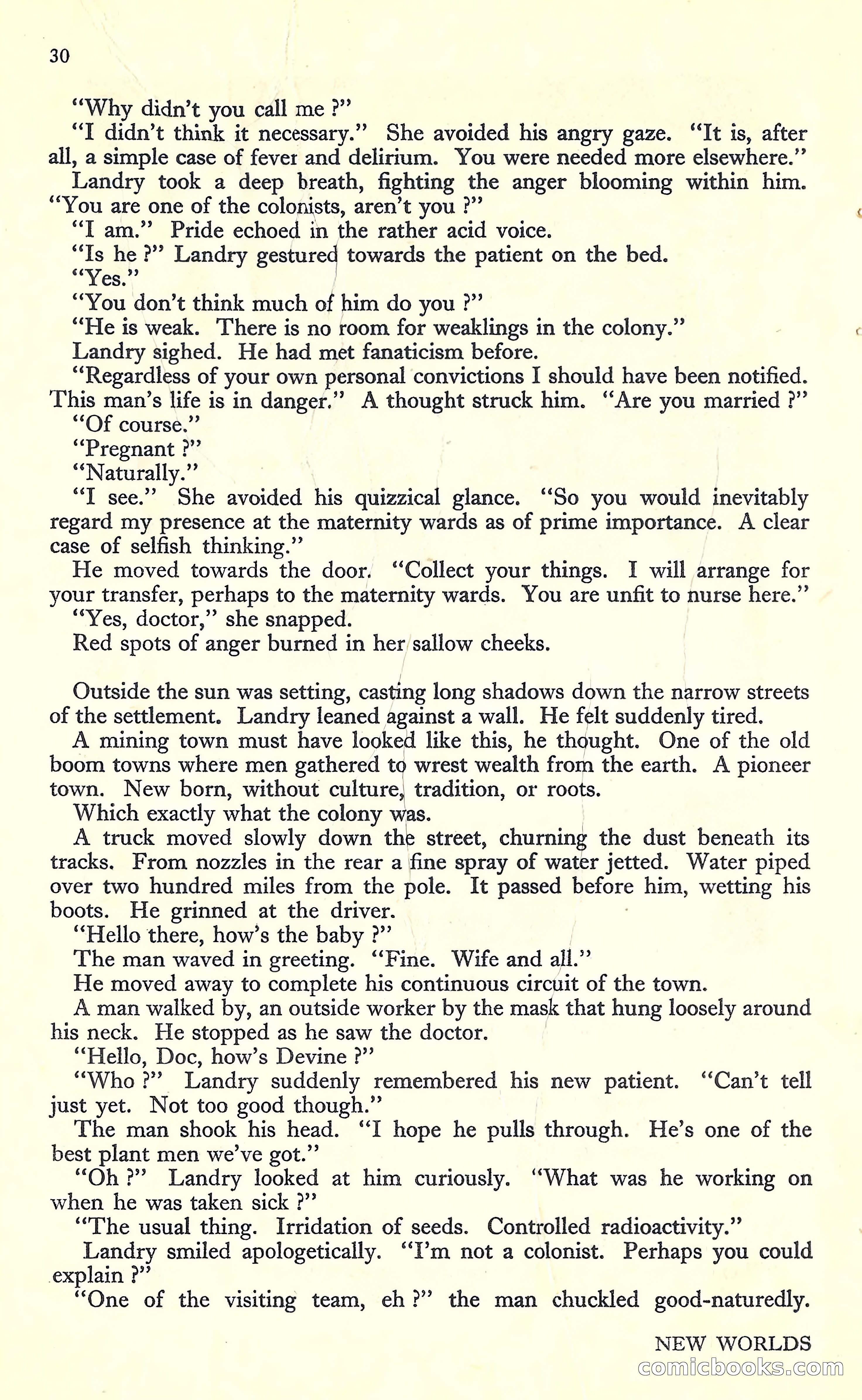 New Worlds #16, July 1952 — page 32 of 100