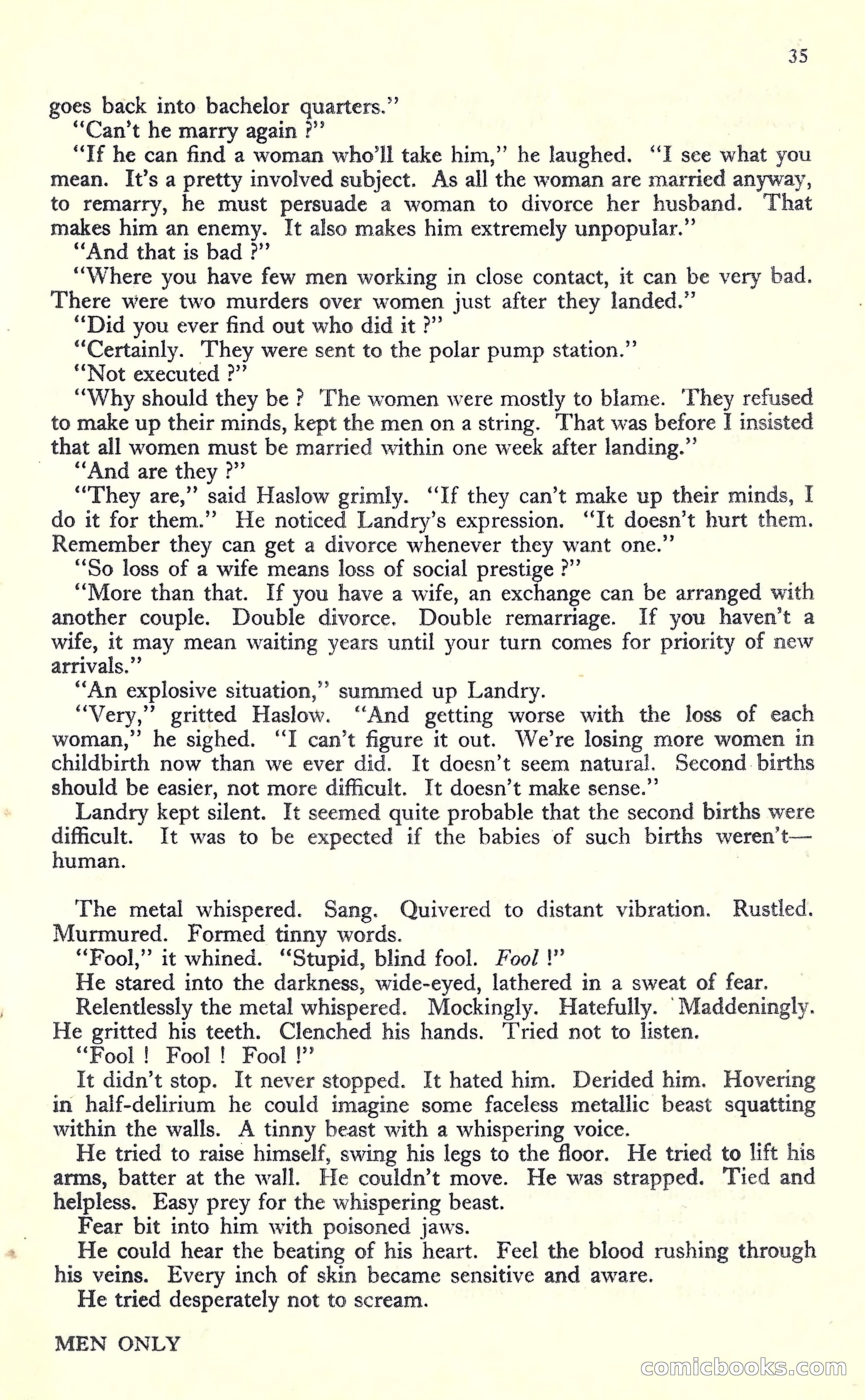 New Worlds #16, July 1952 — page 37 of 100
