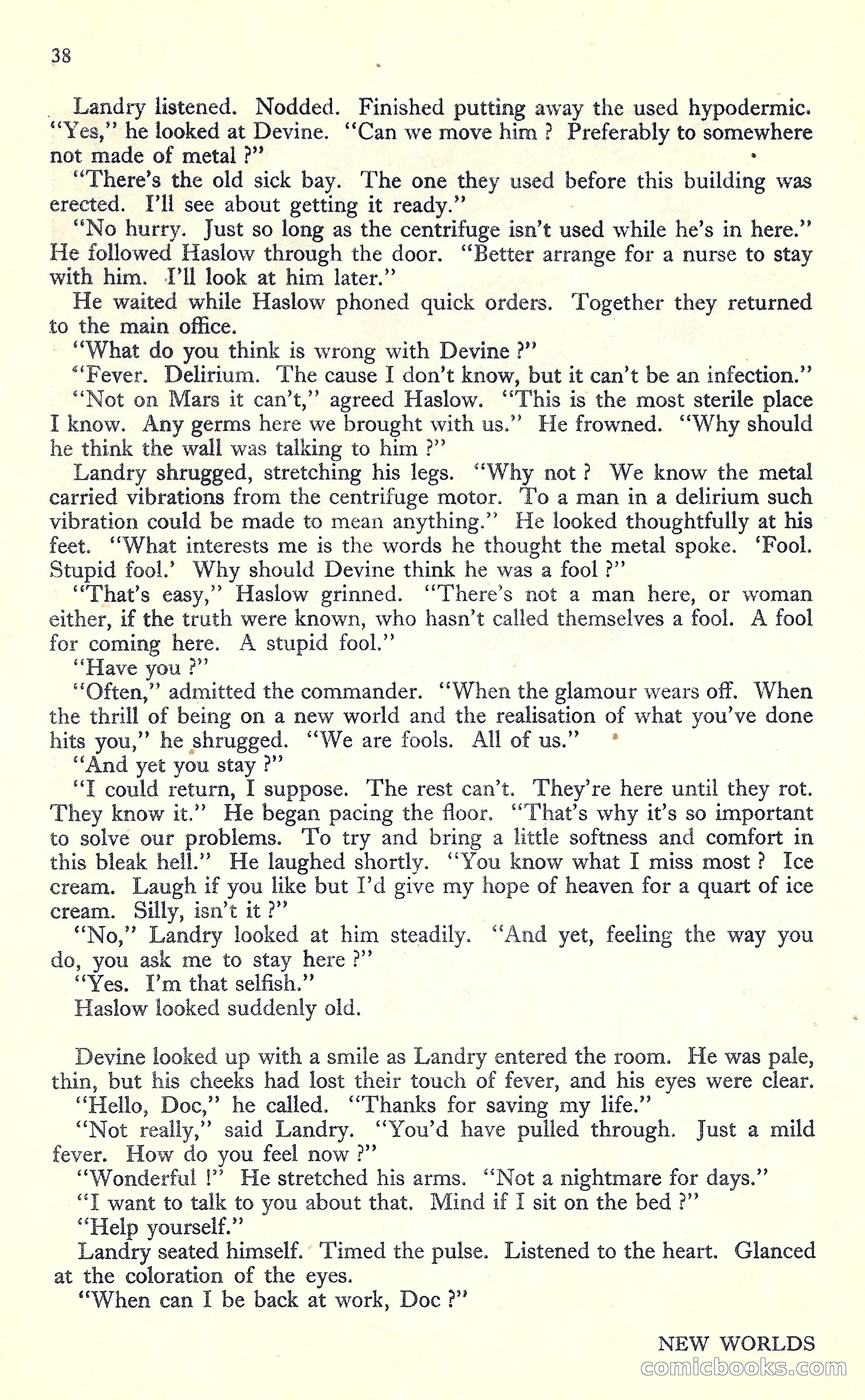 New Worlds #16, July 1952 — page 40 of 100