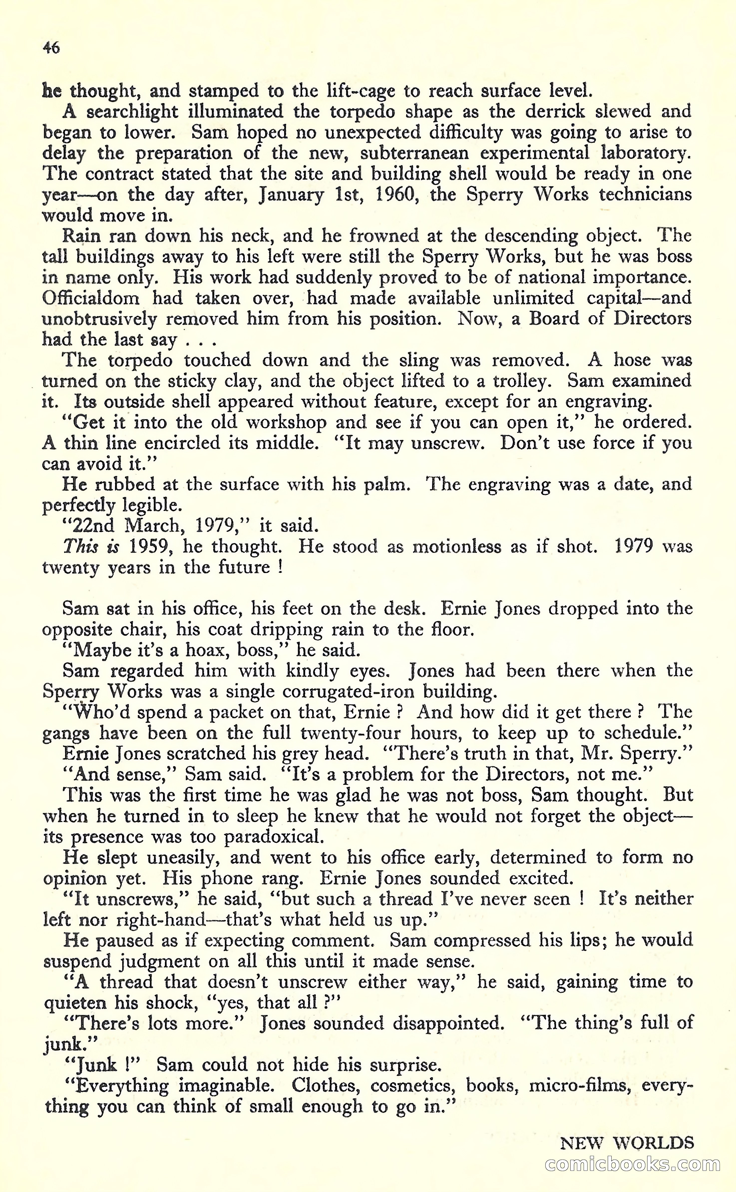 New Worlds #16, July 1952 — page 48 of 100
