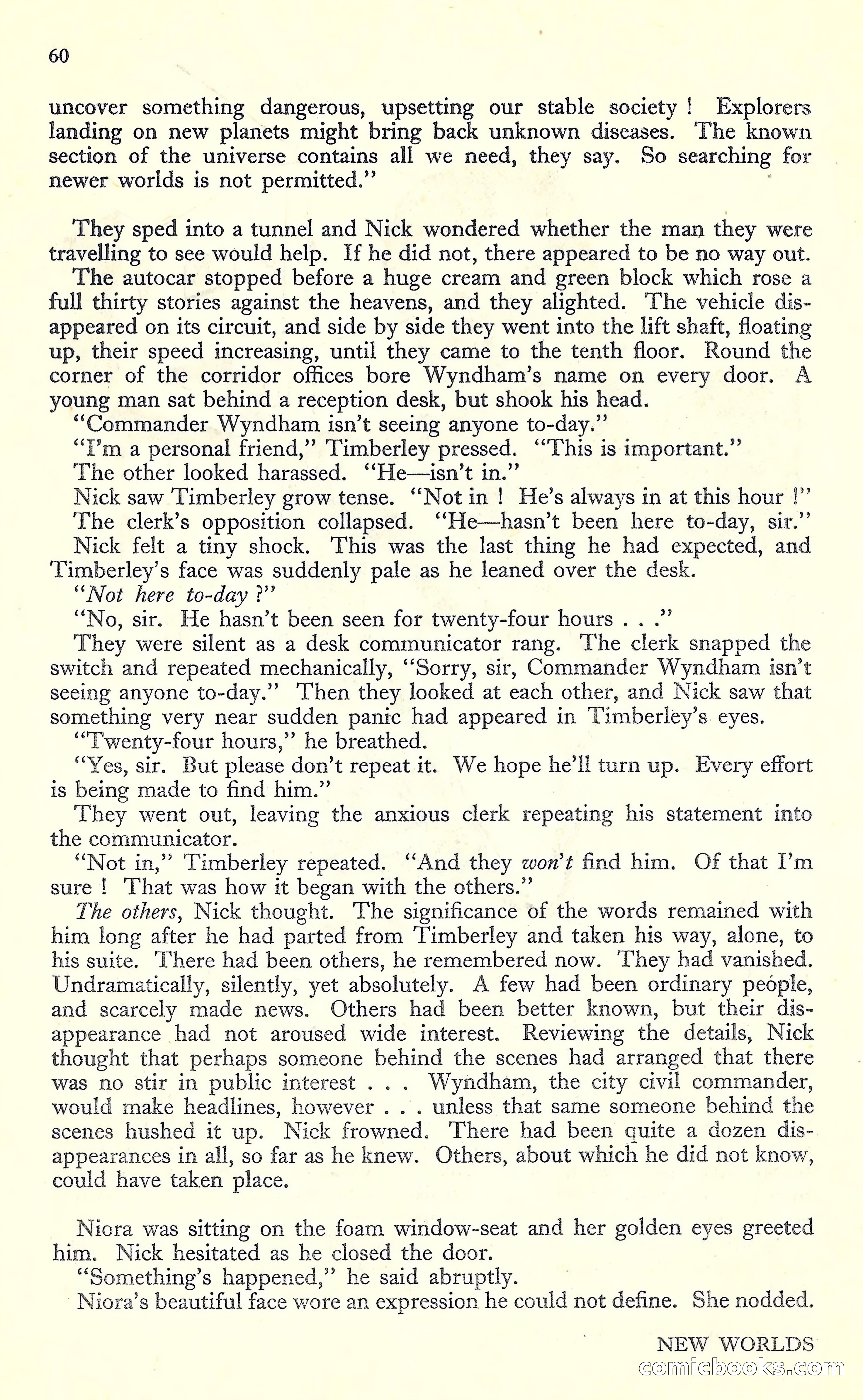 New Worlds #16, July 1952 — page 62 of 100