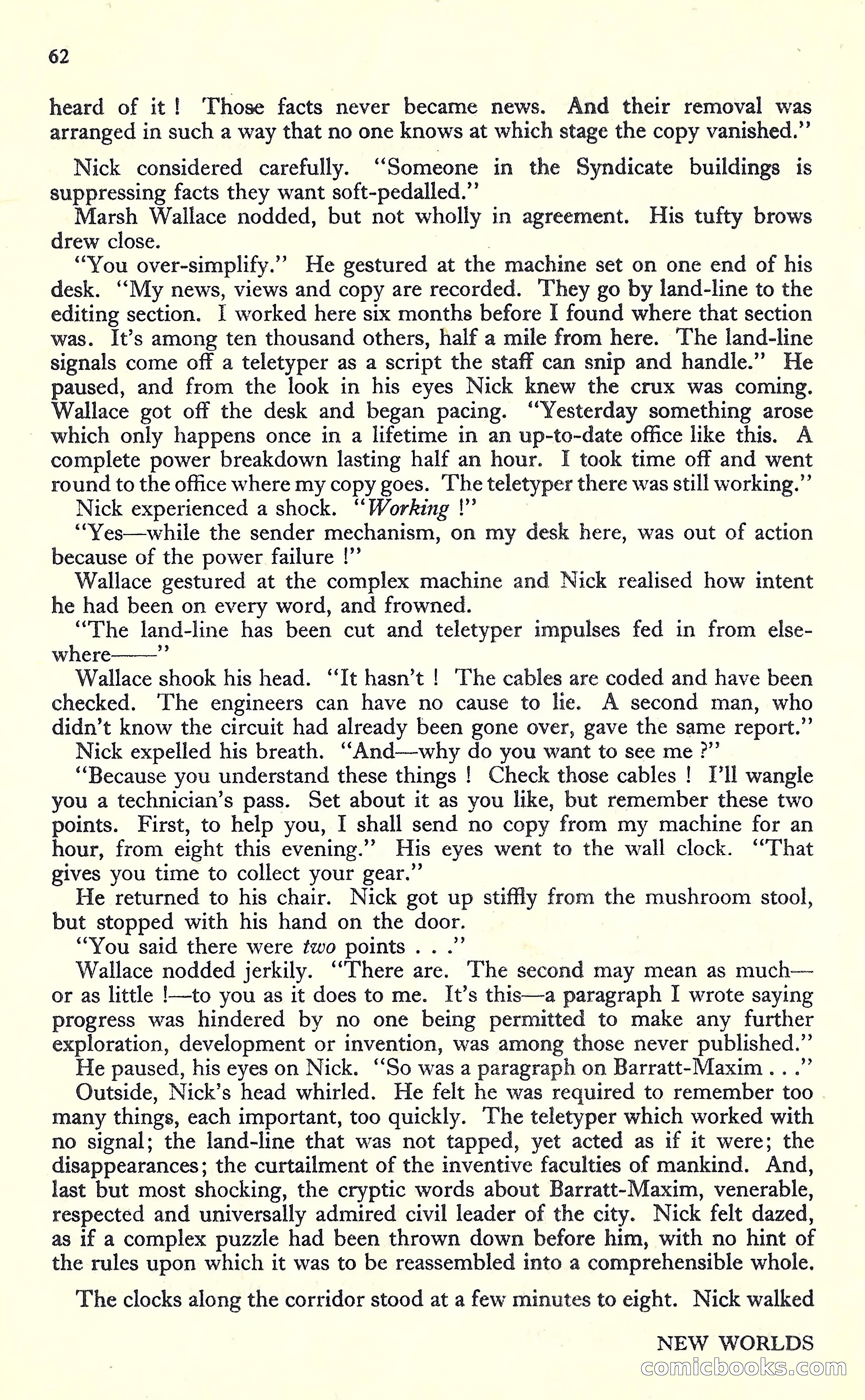 New Worlds #16, July 1952 — page 64 of 100