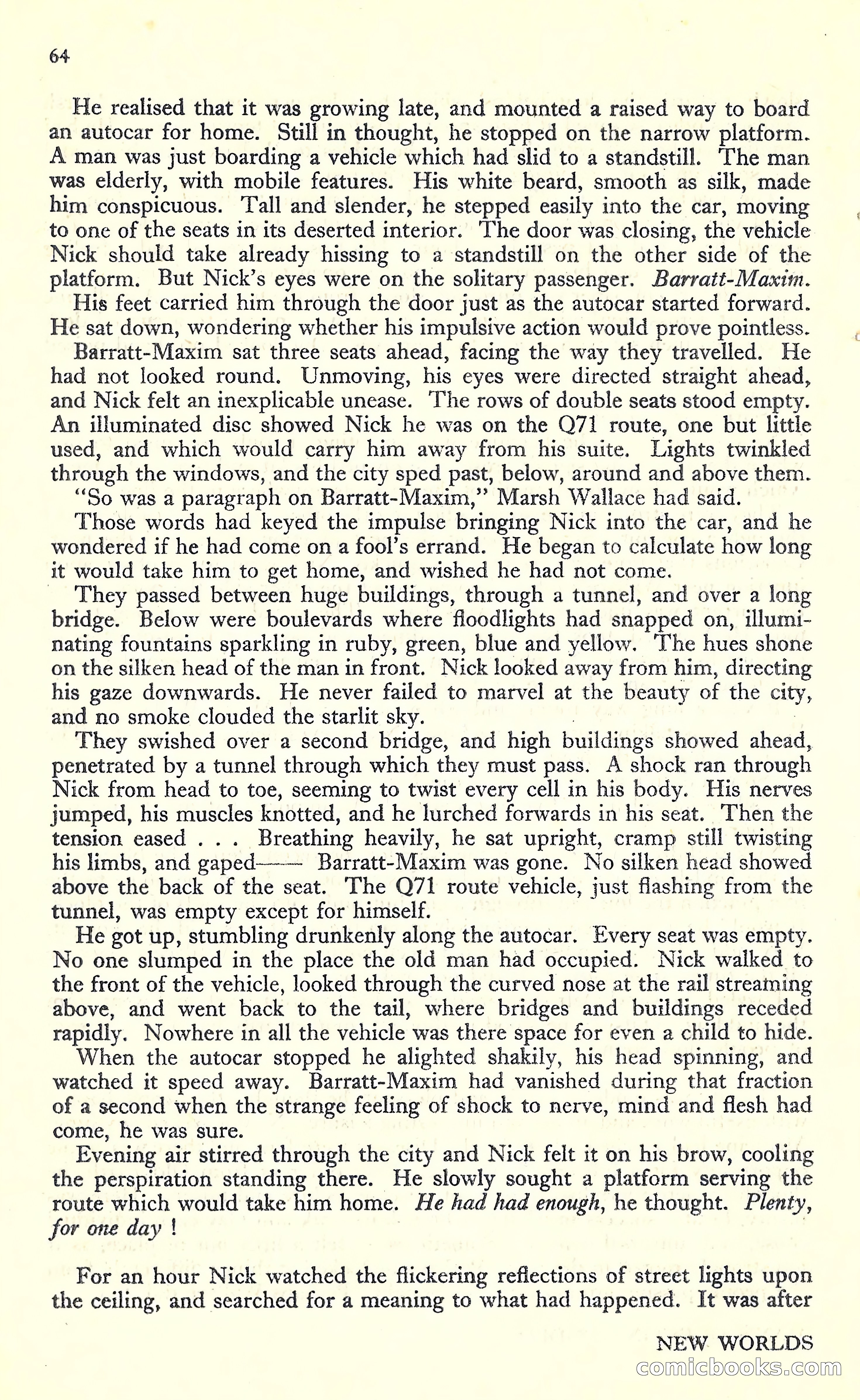New Worlds #16, July 1952 — page 66 of 100