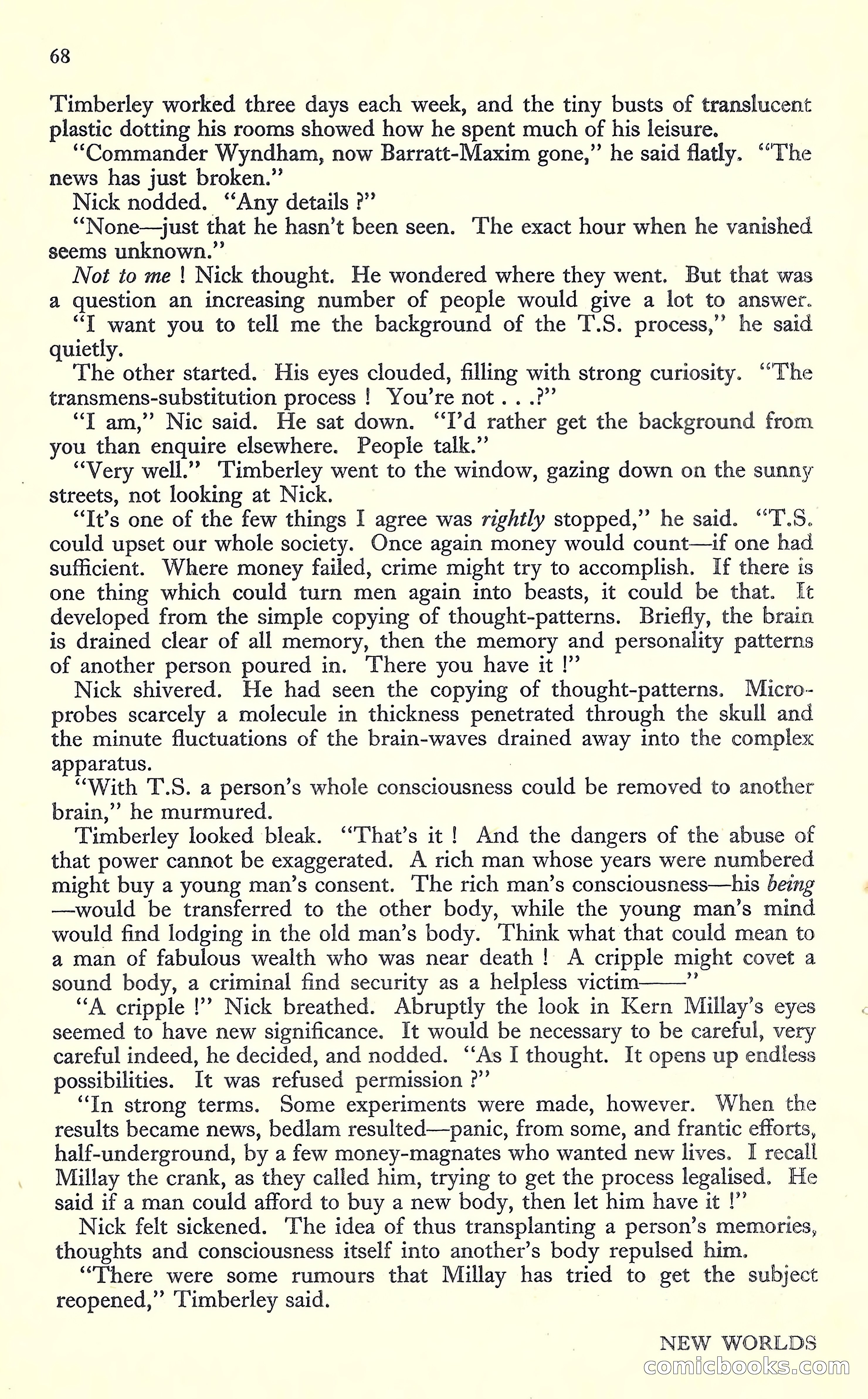 New Worlds #16, July 1952 — page 70 of 100