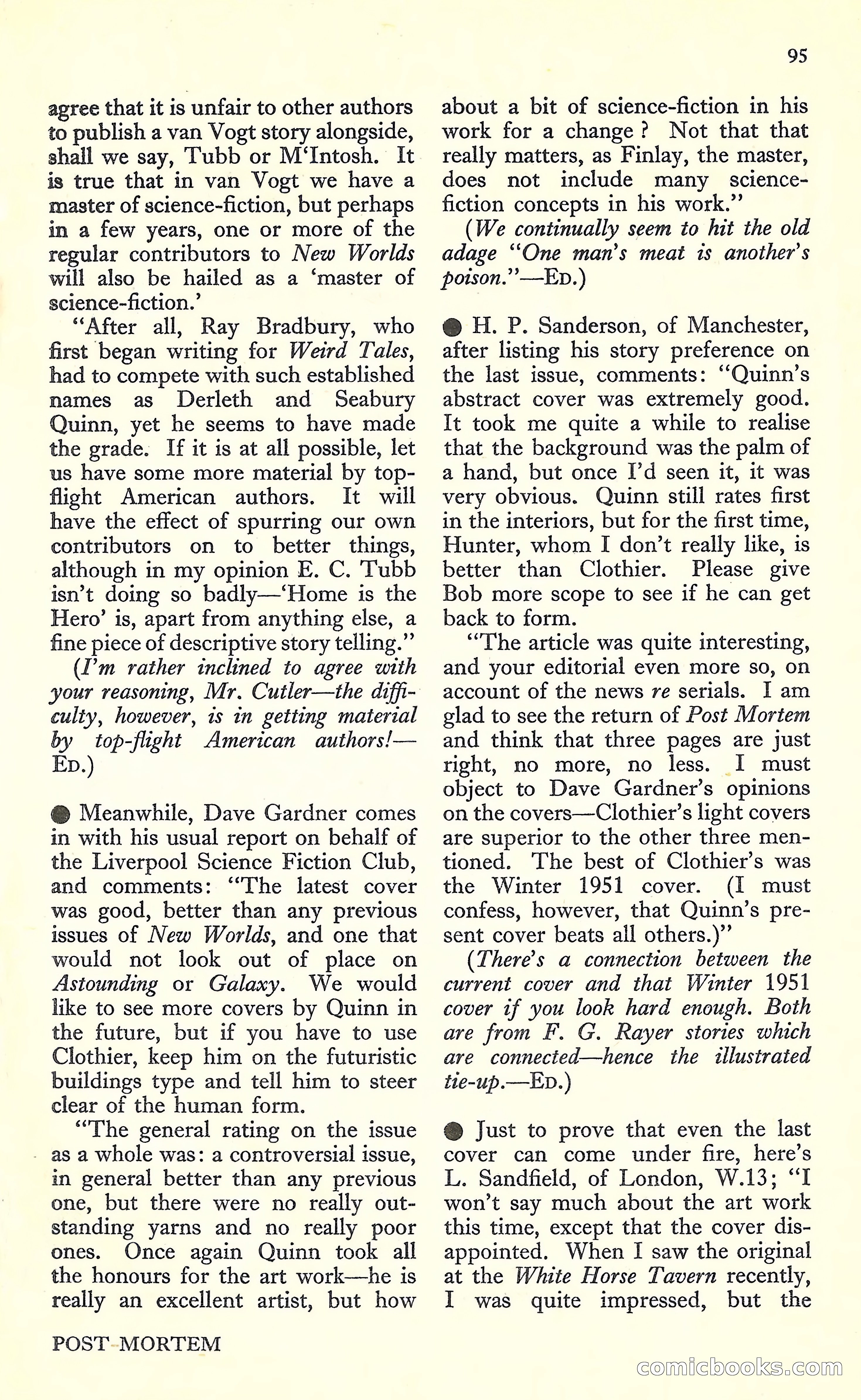 New Worlds #16, July 1952 — page 97 of 100