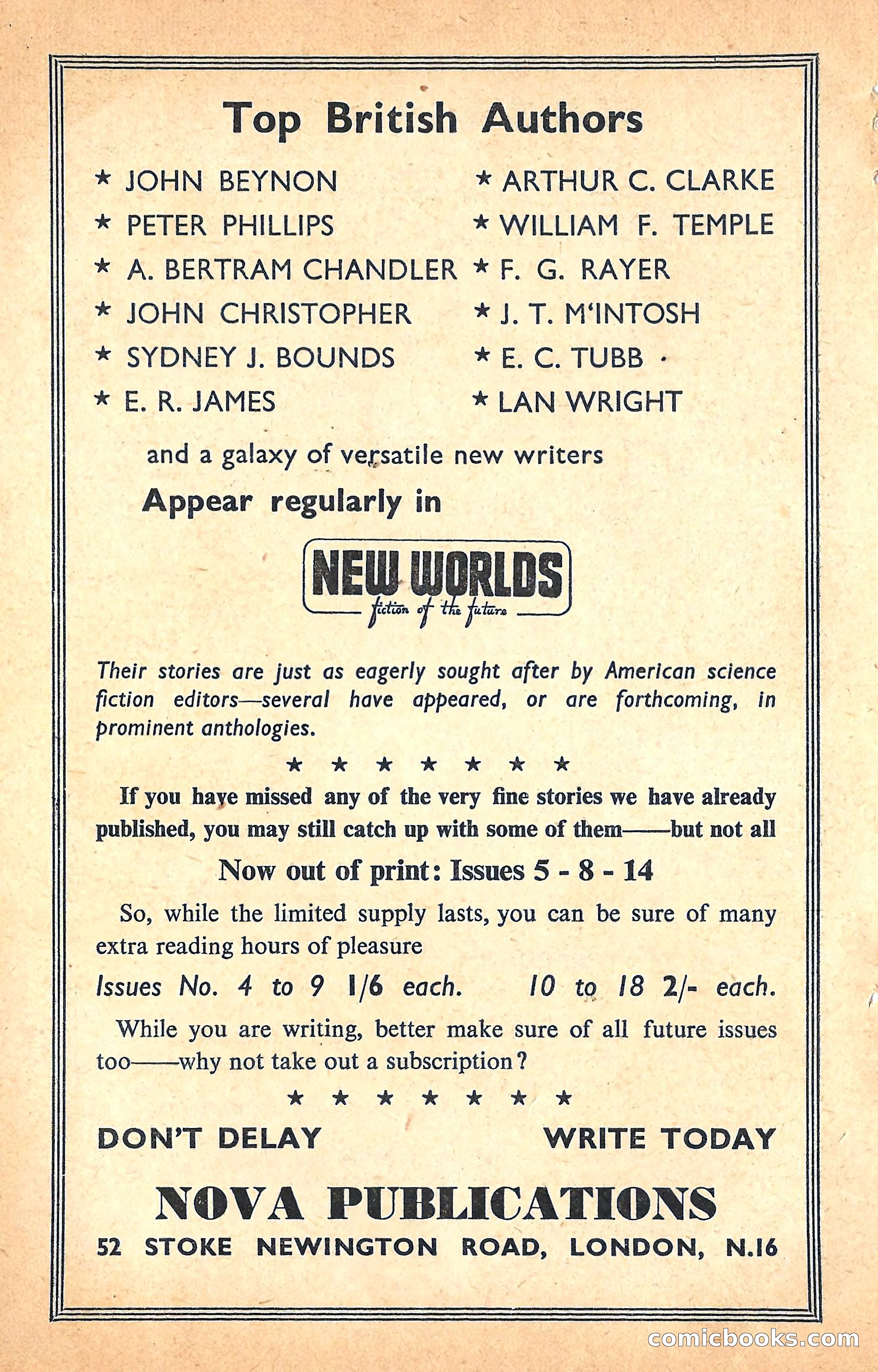 New Worlds #19, Vol. 7 — page 98 of 100