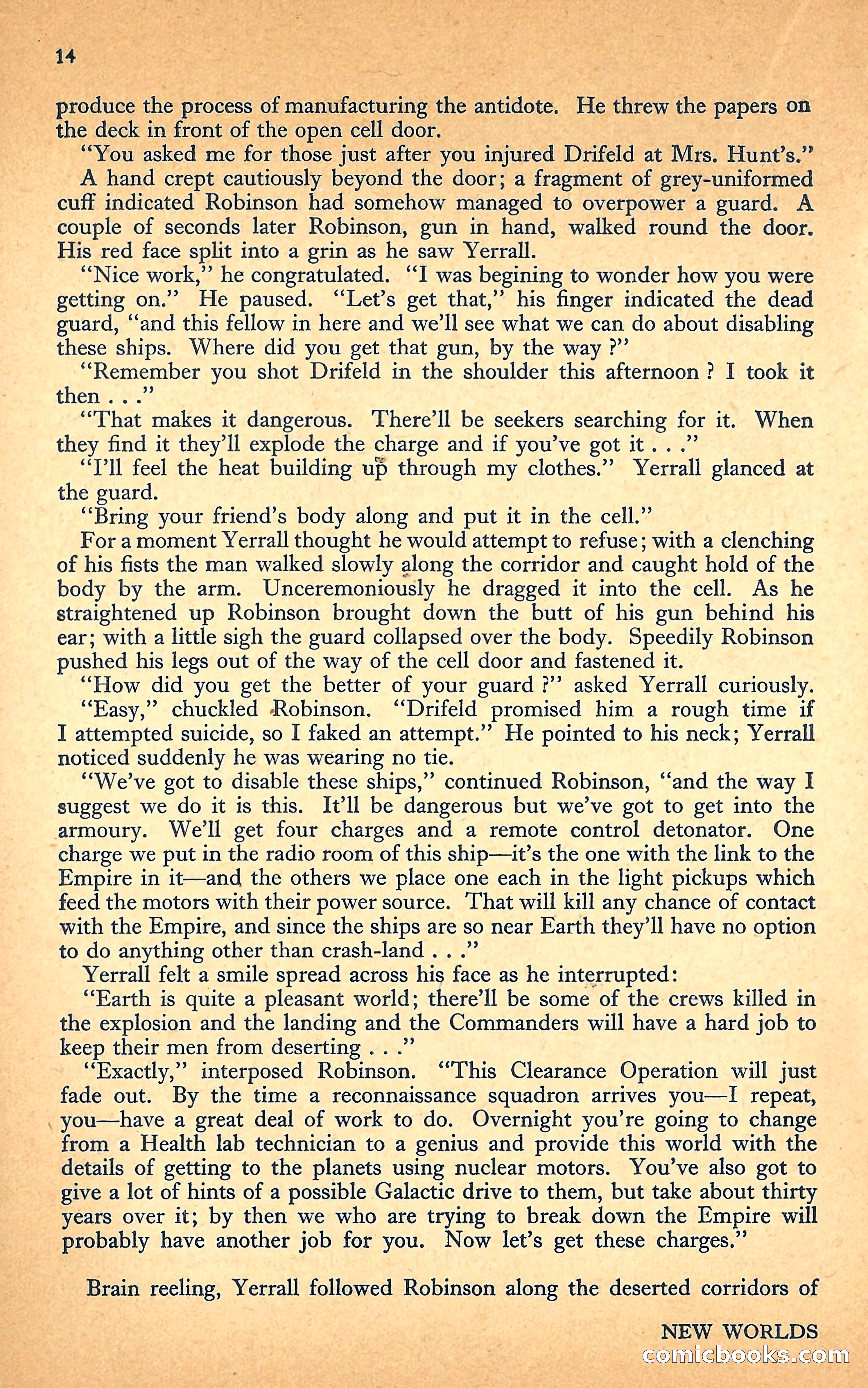 New Worlds Science Fiction #20 — page 16 of 100