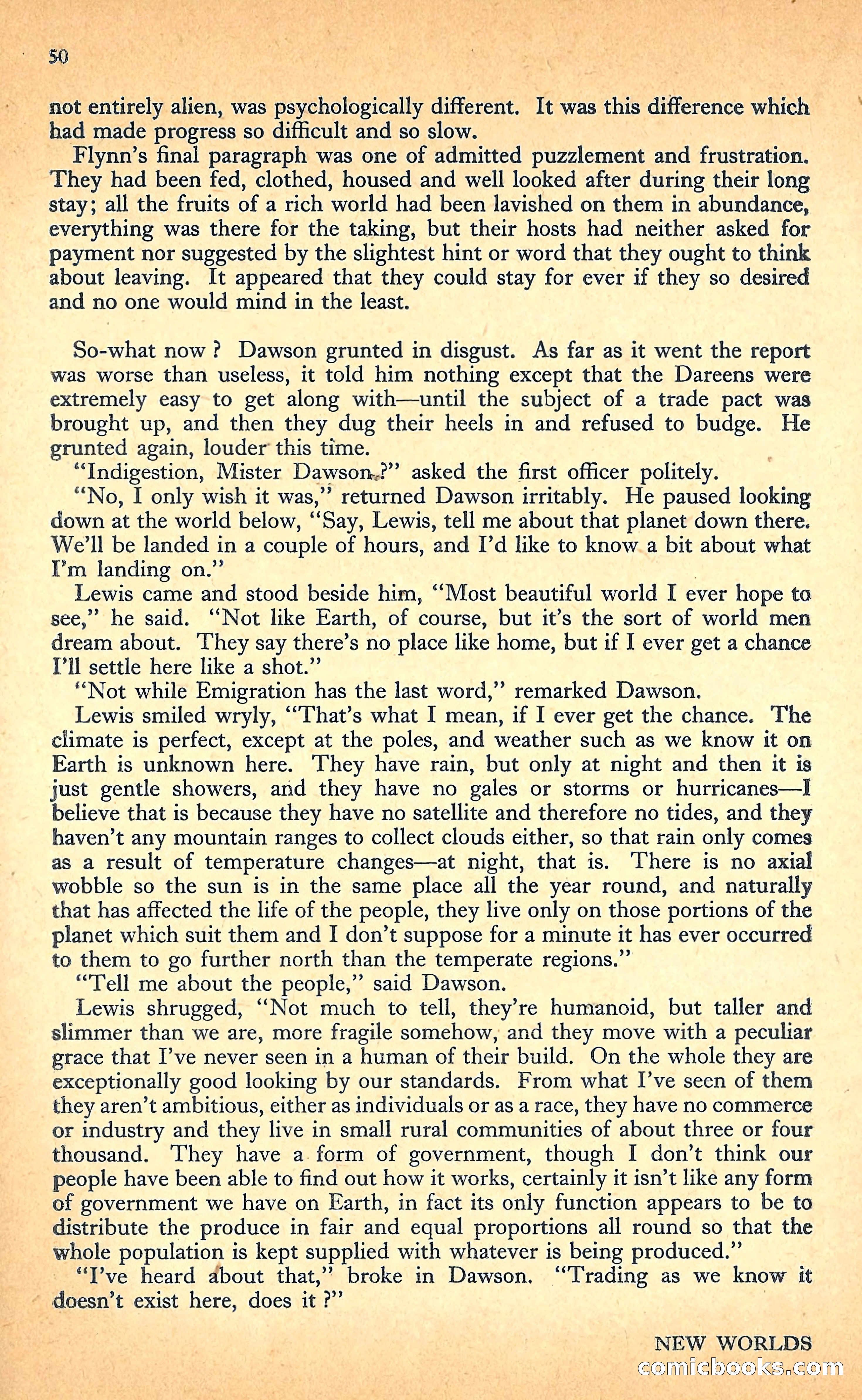 New Worlds Science Fiction #20 — page 52 of 100