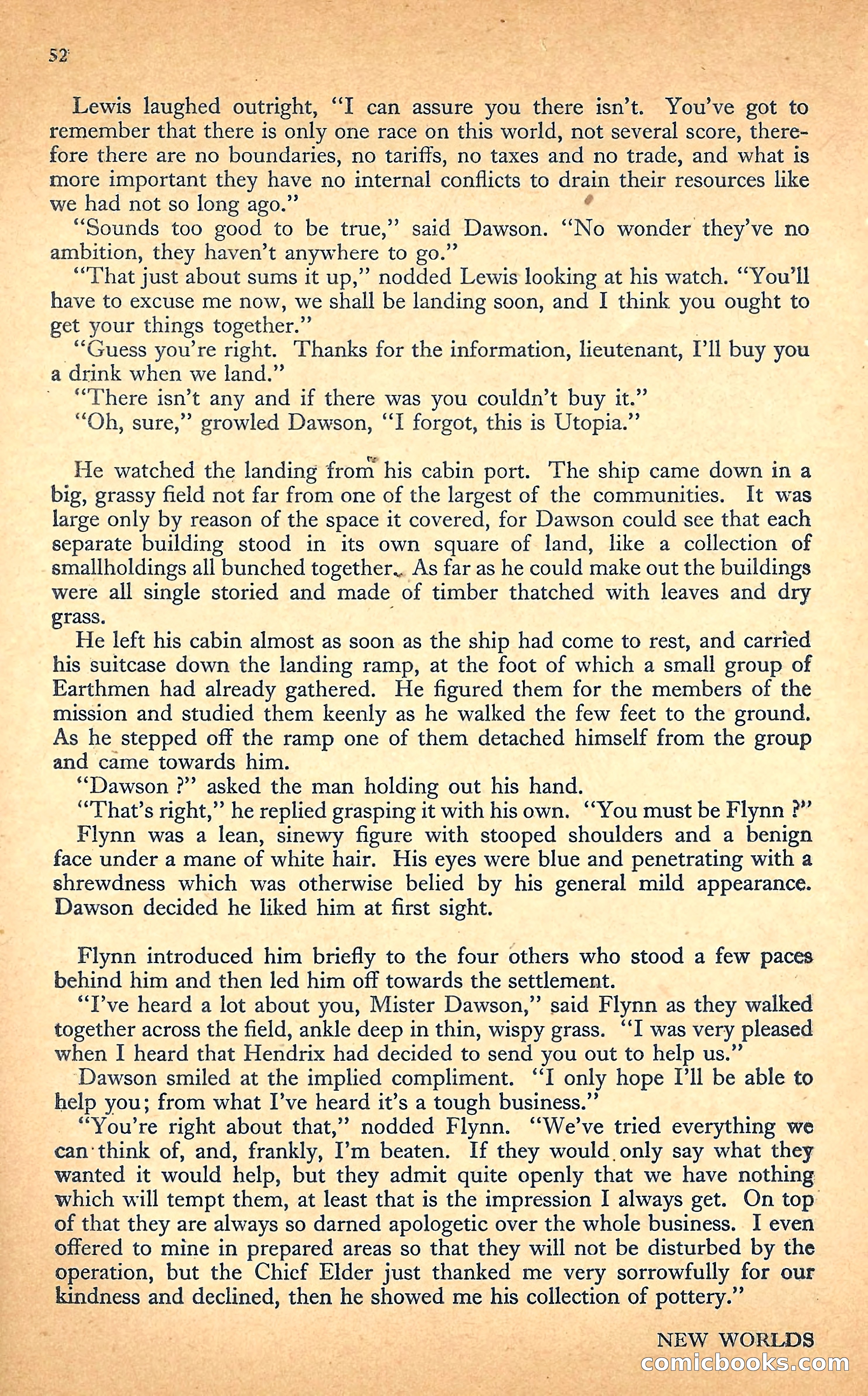 New Worlds Science Fiction #20 — page 54 of 100
