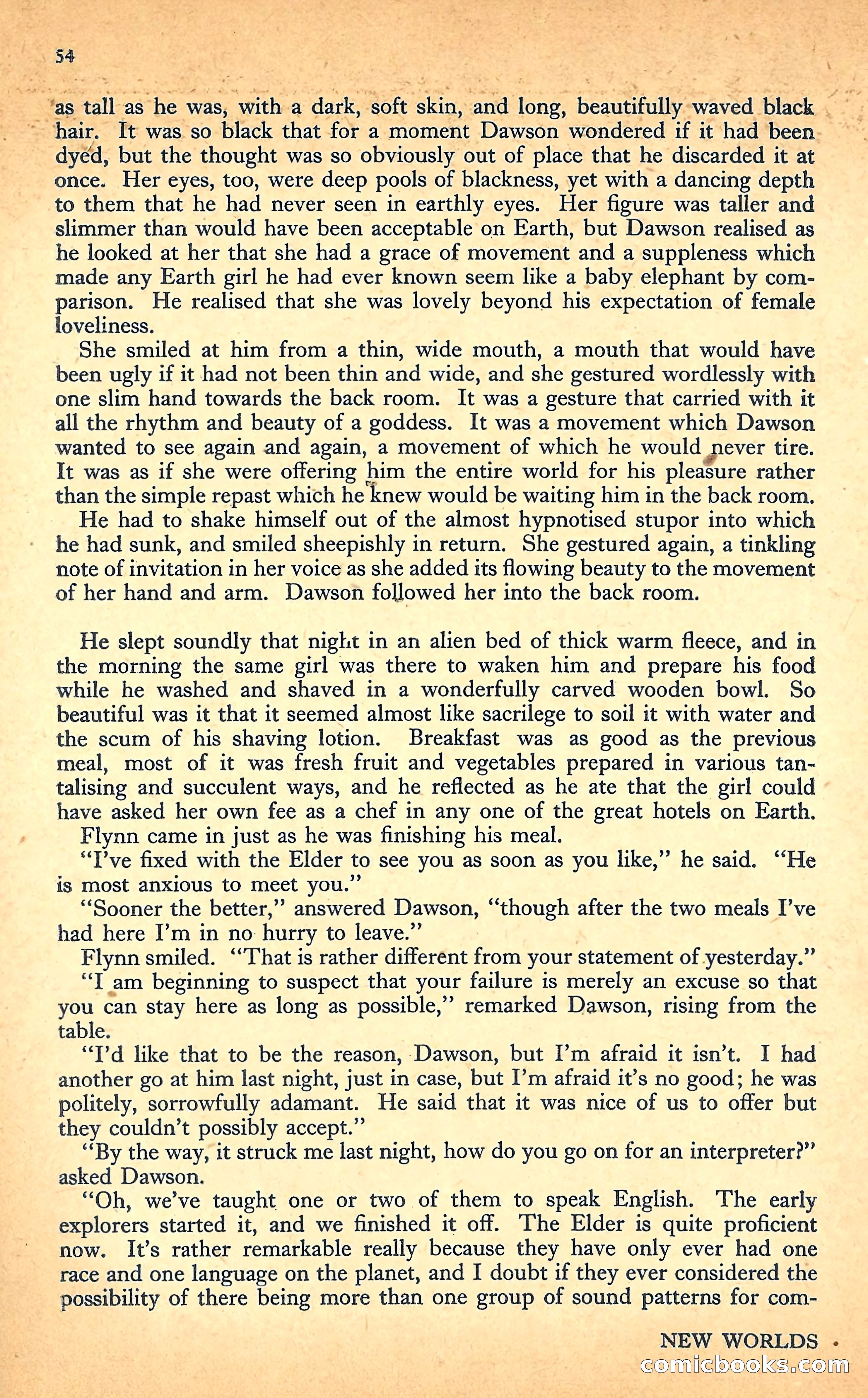New Worlds Science Fiction #20 — page 56 of 100
