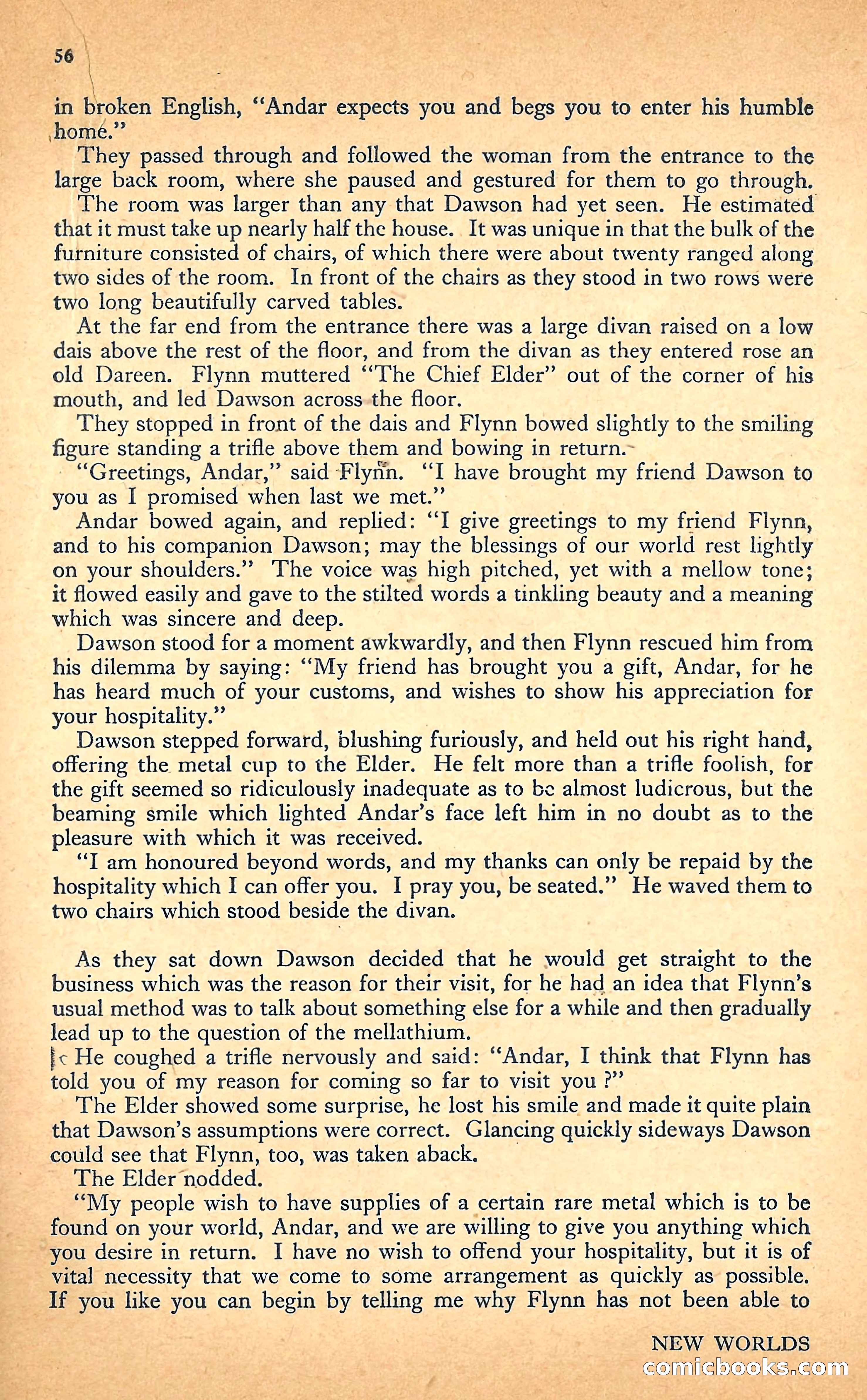 New Worlds Science Fiction #20 — page 58 of 100