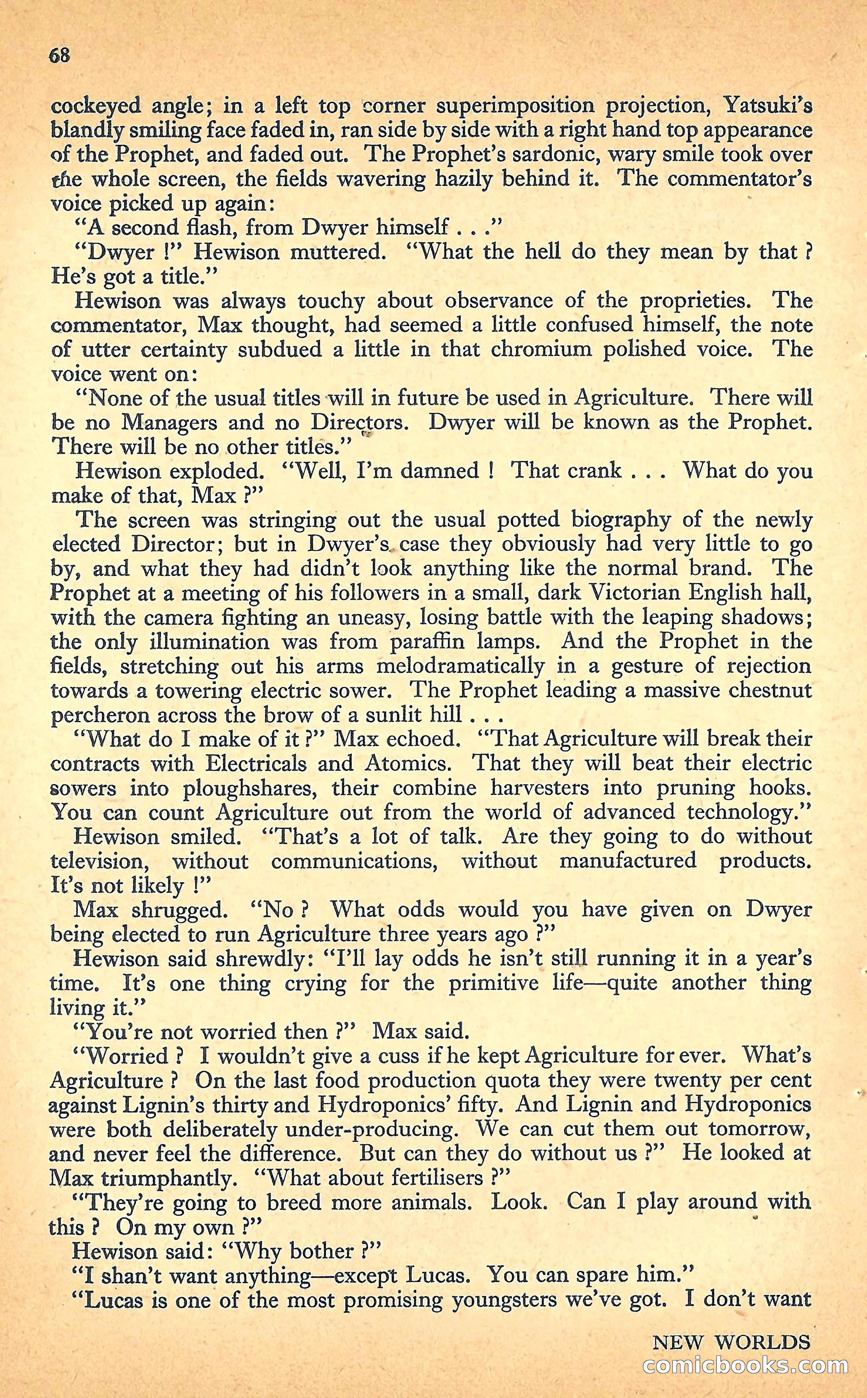 New Worlds Science Fiction #20 — page 70 of 100