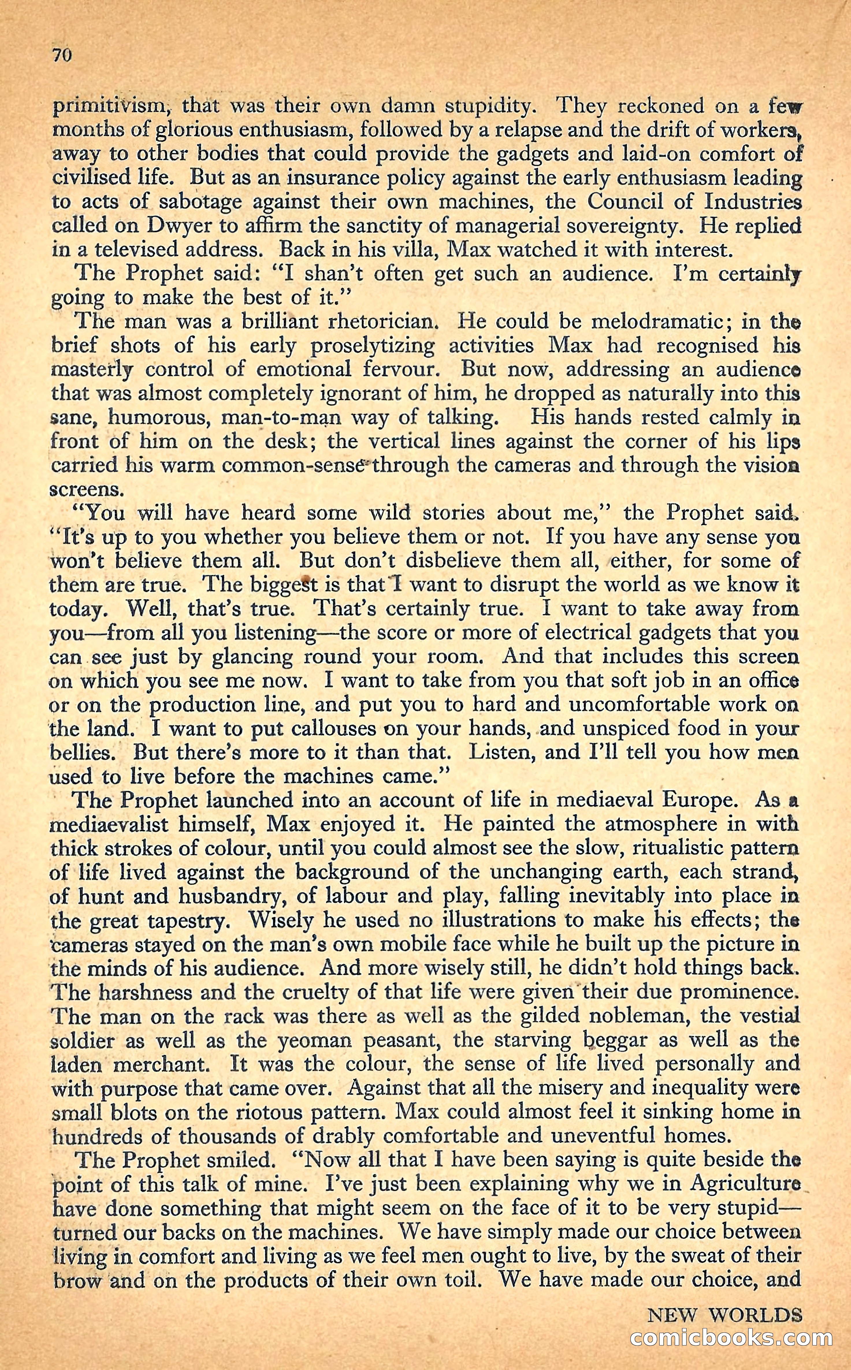 New Worlds Science Fiction #20 — page 72 of 100