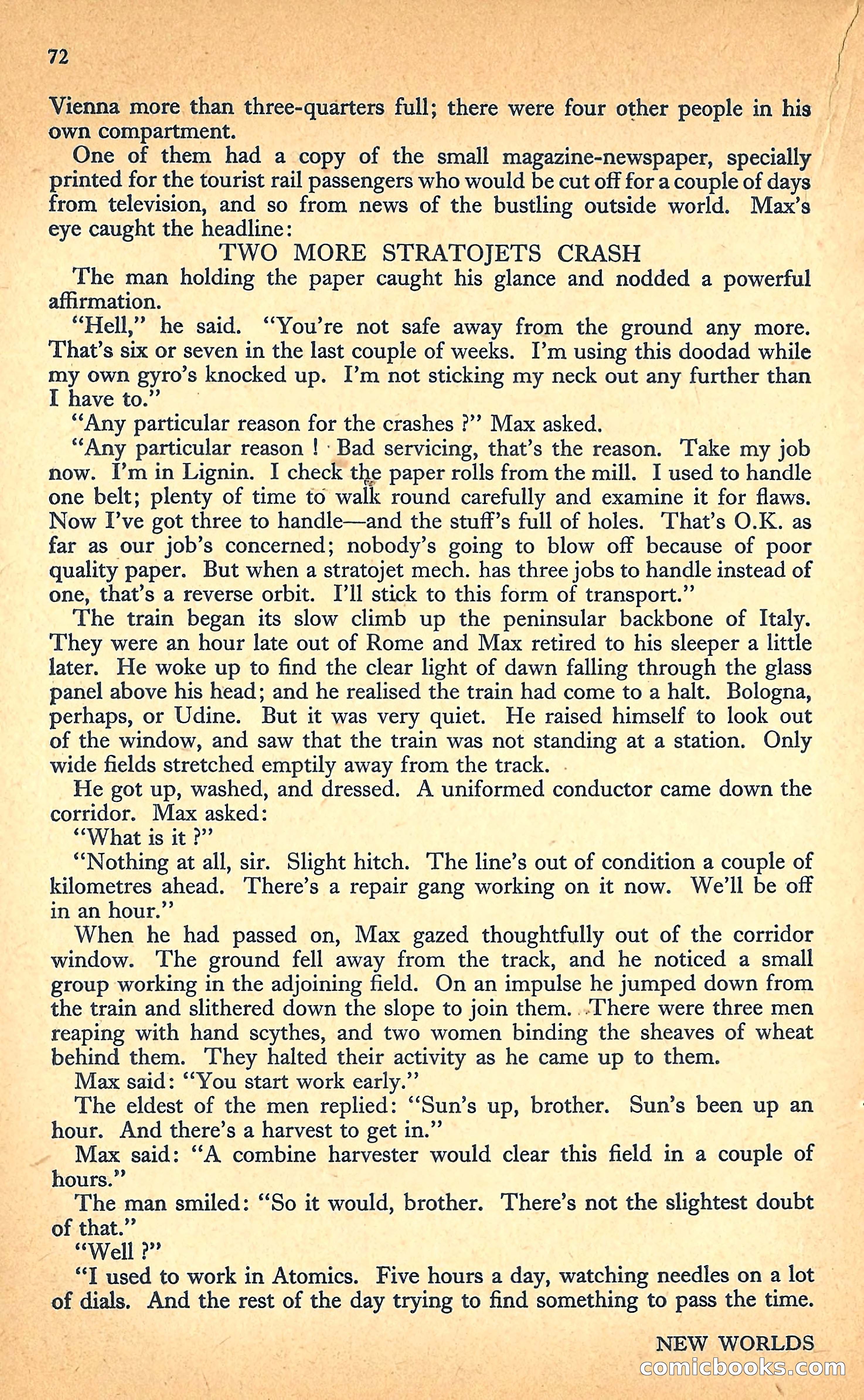 New Worlds Science Fiction #20 — page 74 of 100