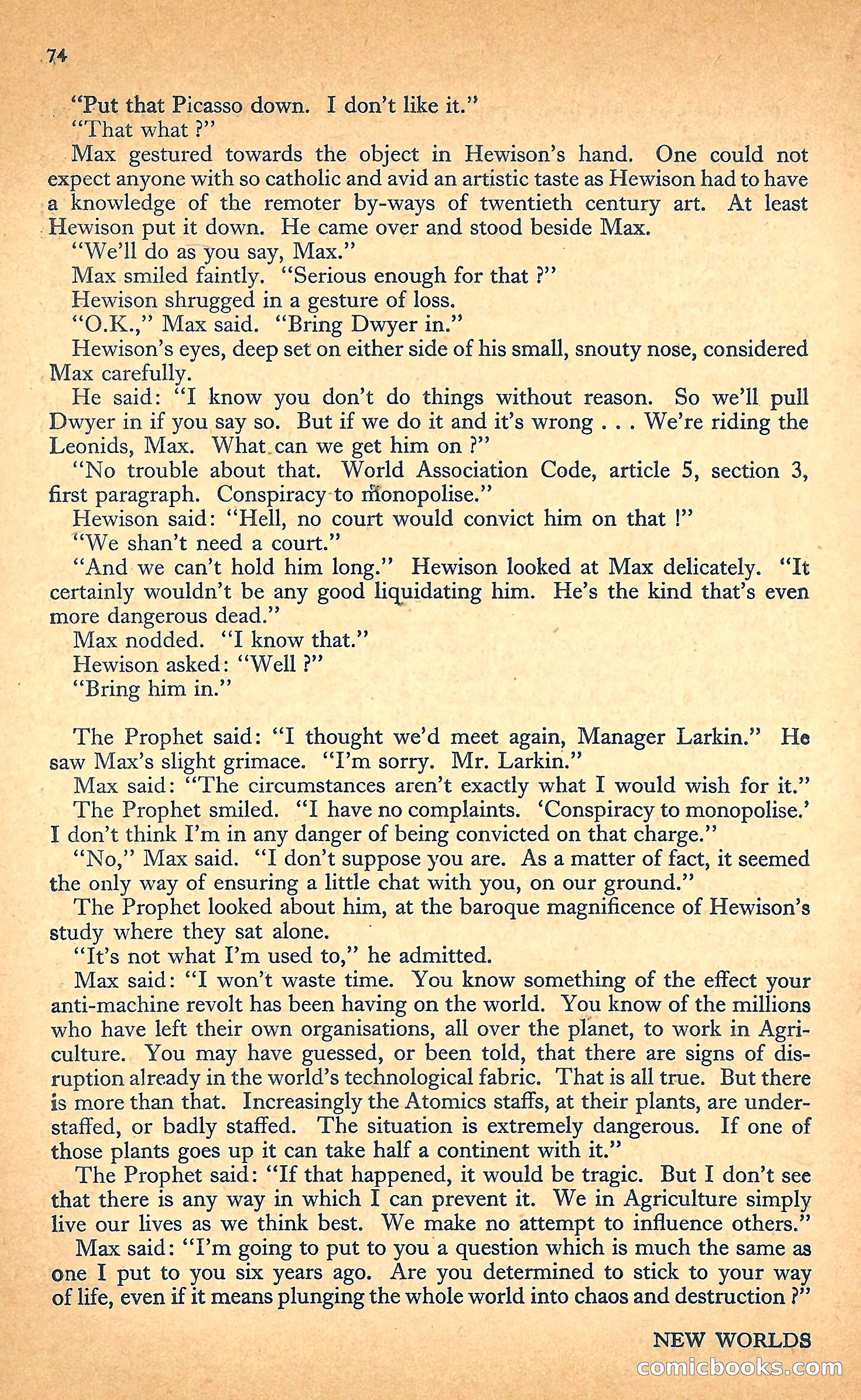 New Worlds Science Fiction #20 — page 76 of 100