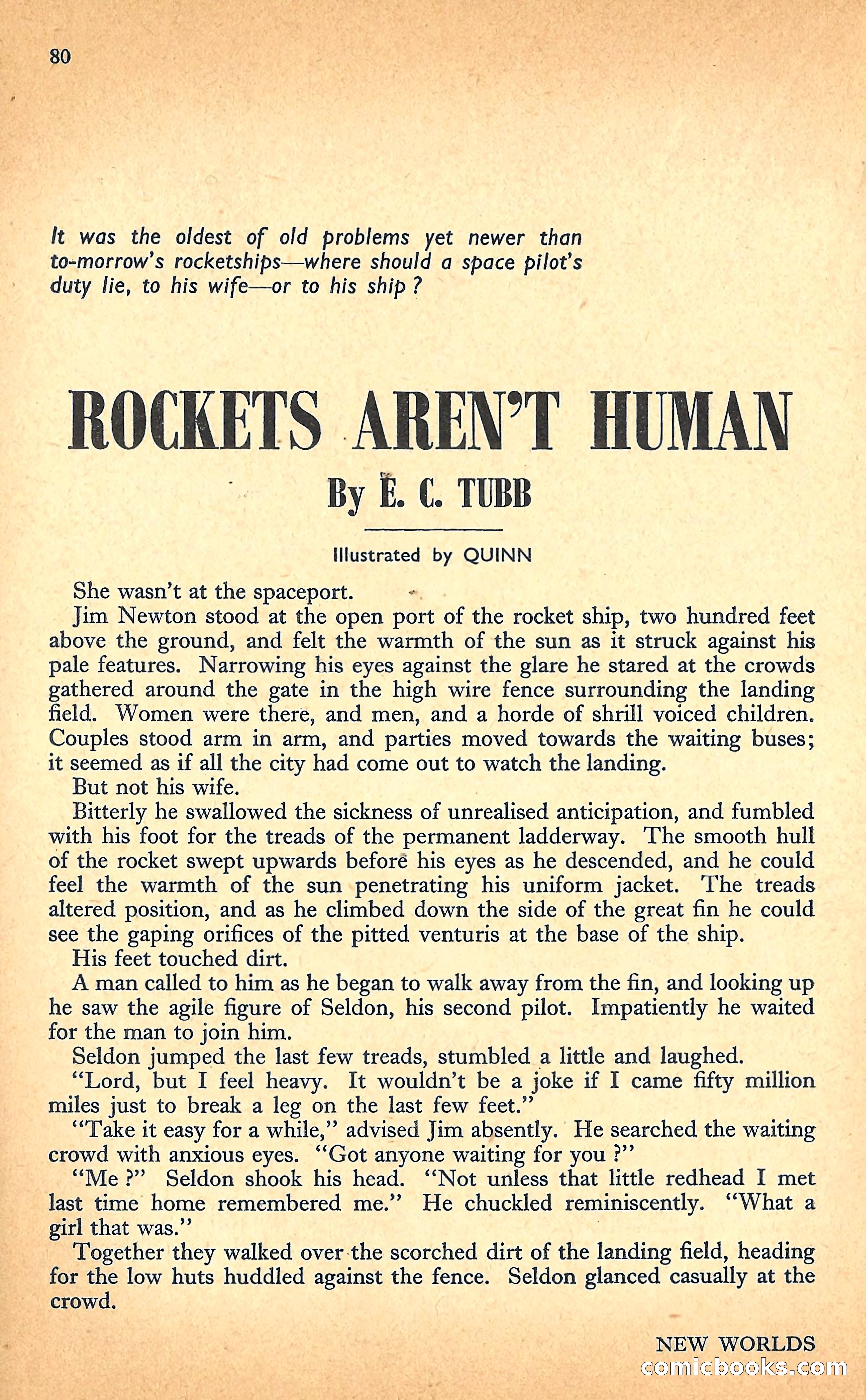 New Worlds Science Fiction #20 — page 82 of 100