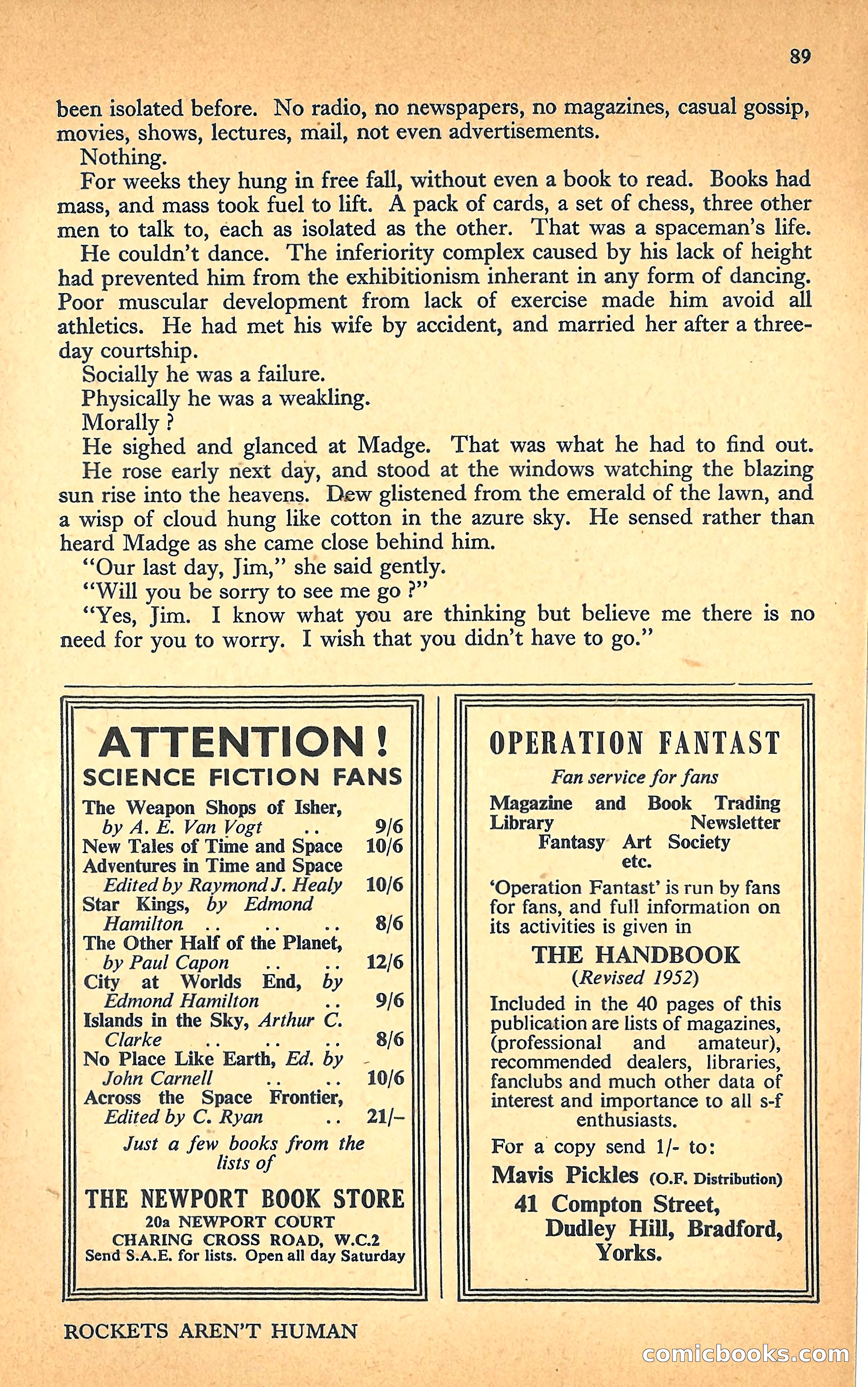 New Worlds Science Fiction #20 — page 91 of 100