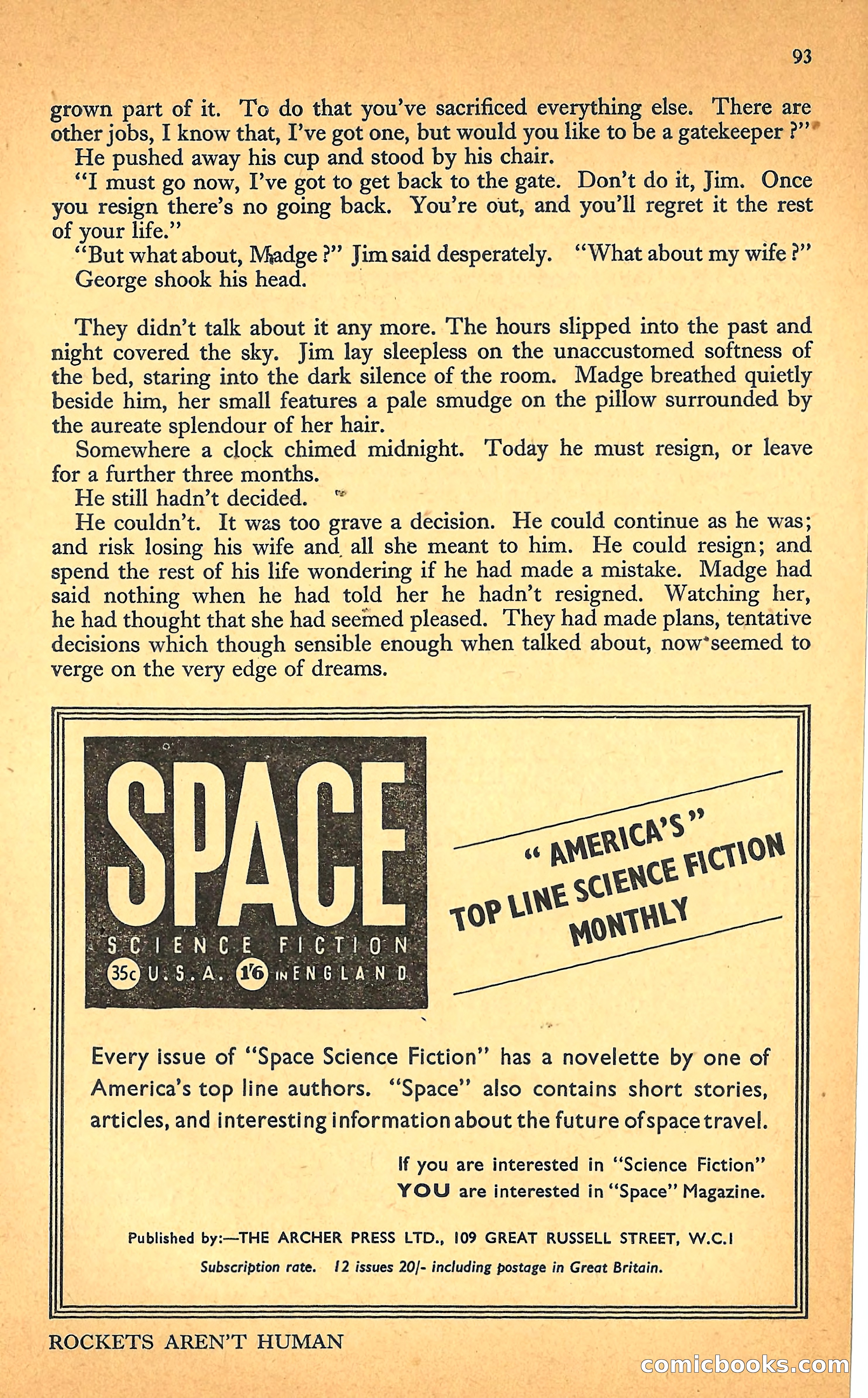 New Worlds Science Fiction #20 — page 95 of 100