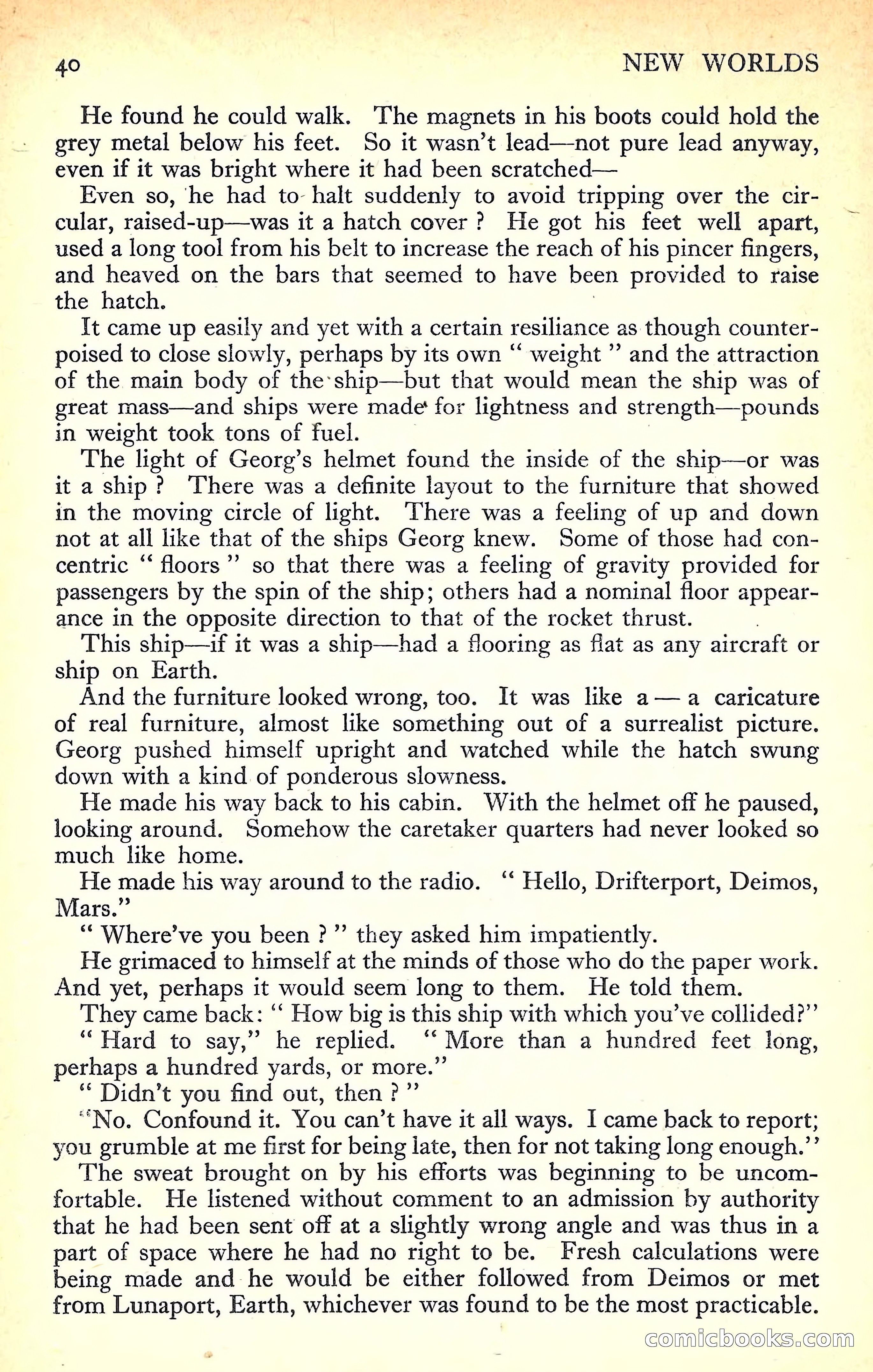 New Worlds Science Fiction No. 23 — page 42 of 132