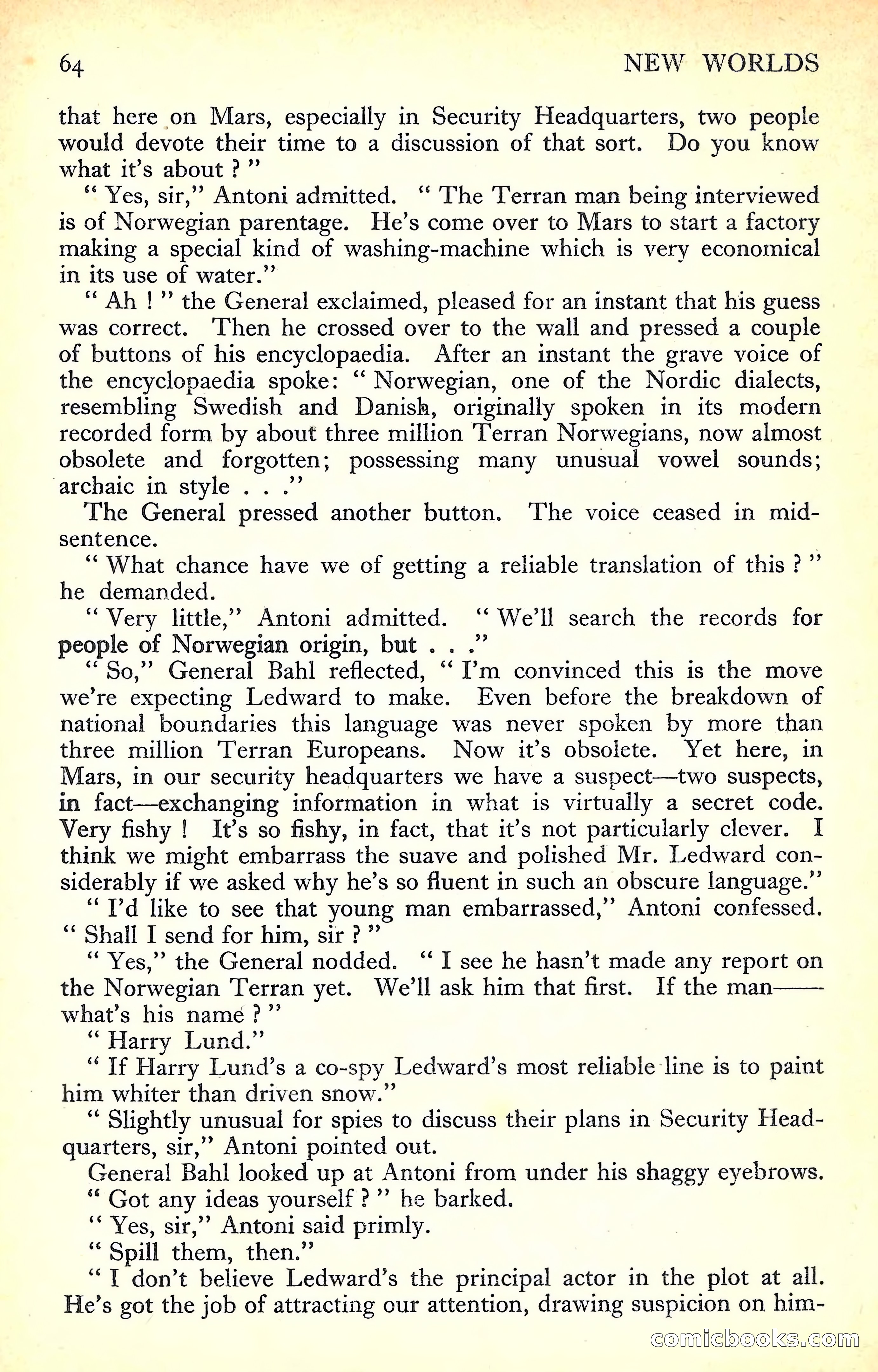New Worlds Science Fiction No. 23 — page 66 of 132