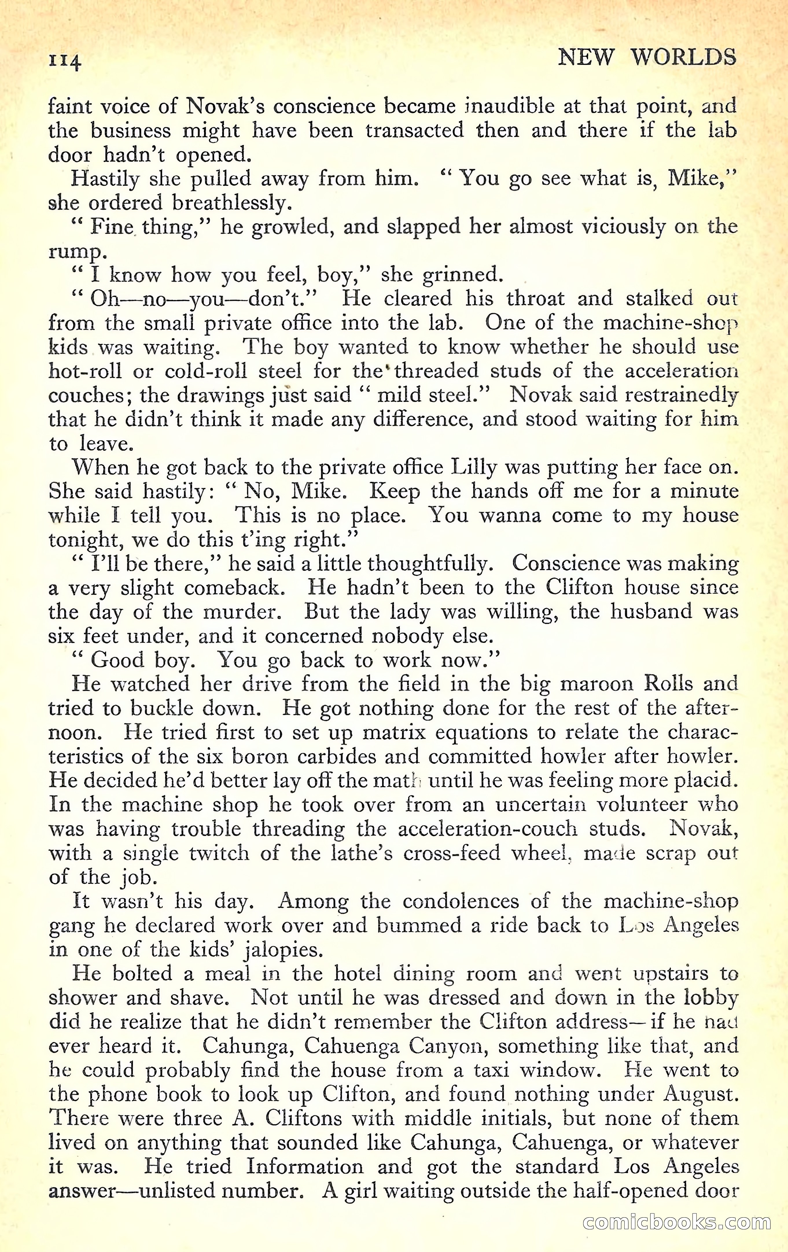 New Worlds Science Fiction No. 23 — page 116 of 132