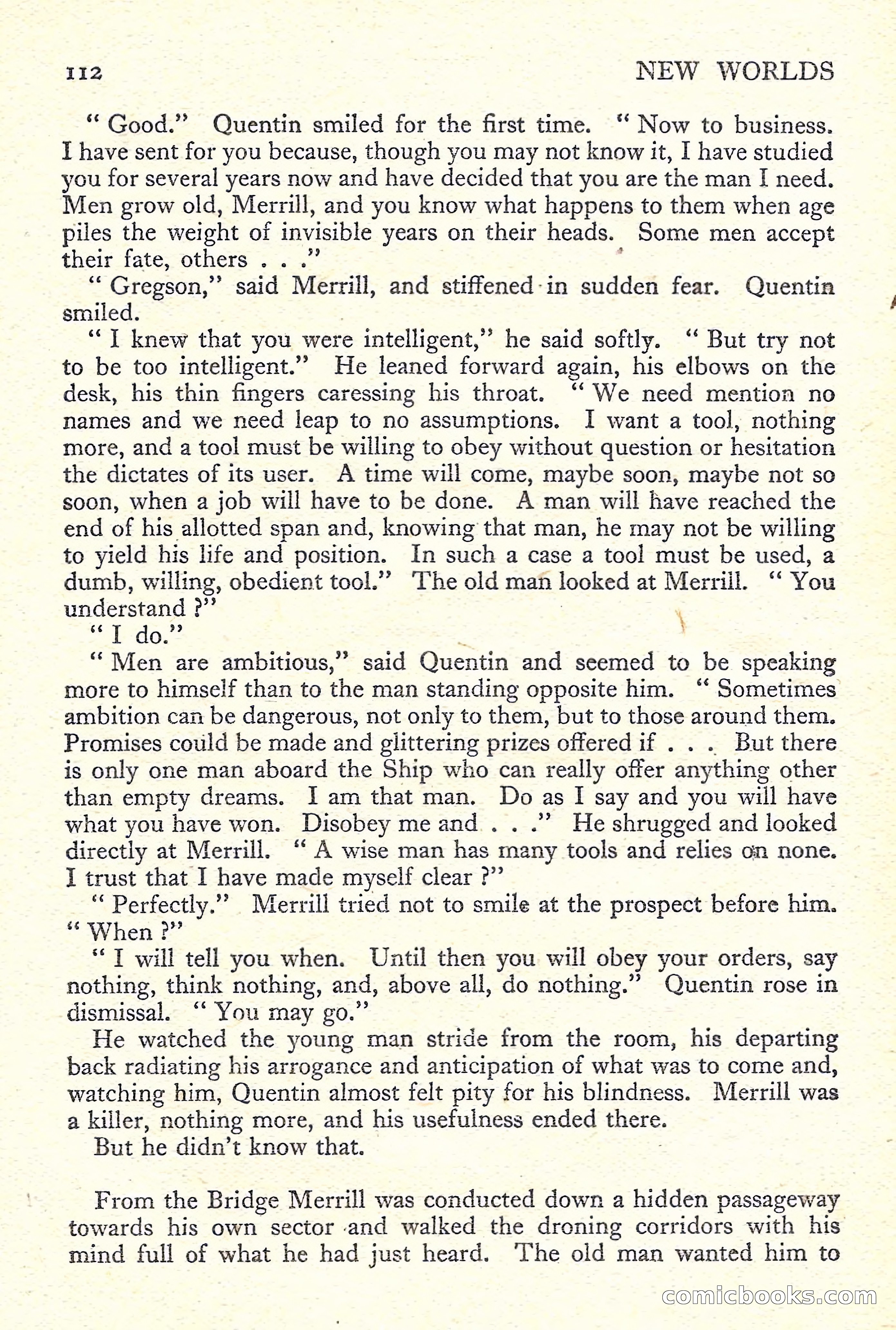 New Worlds Science Fiction No. 35 — page 114 of 132