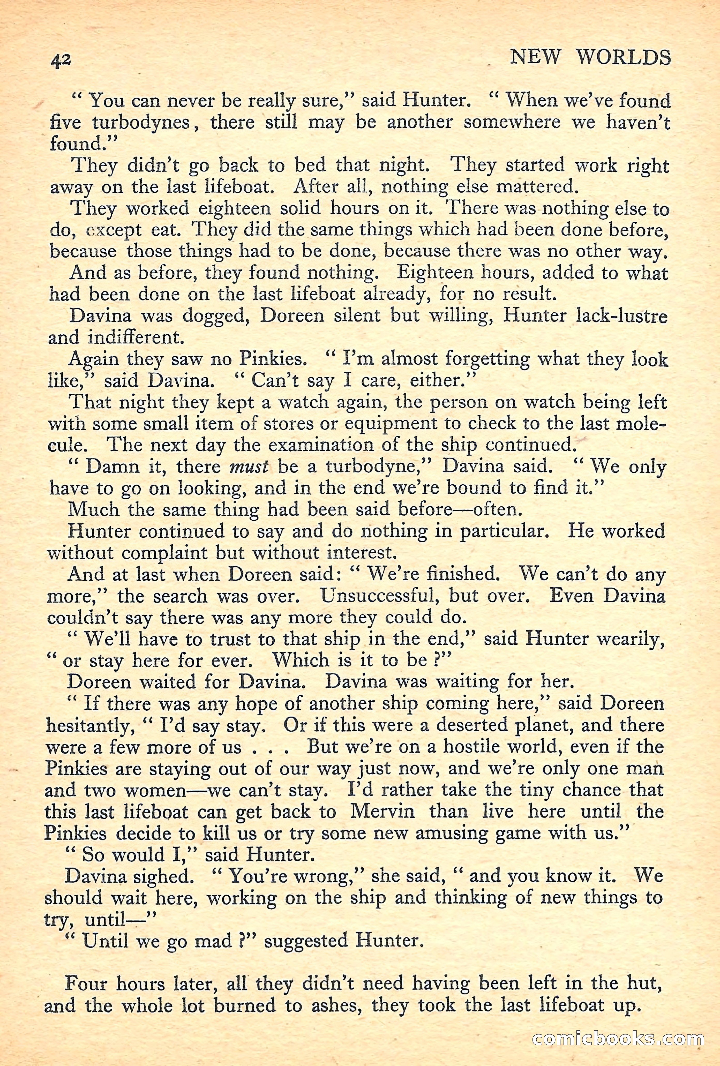 New Worlds Science Fiction No. 38 — page 44 of 132