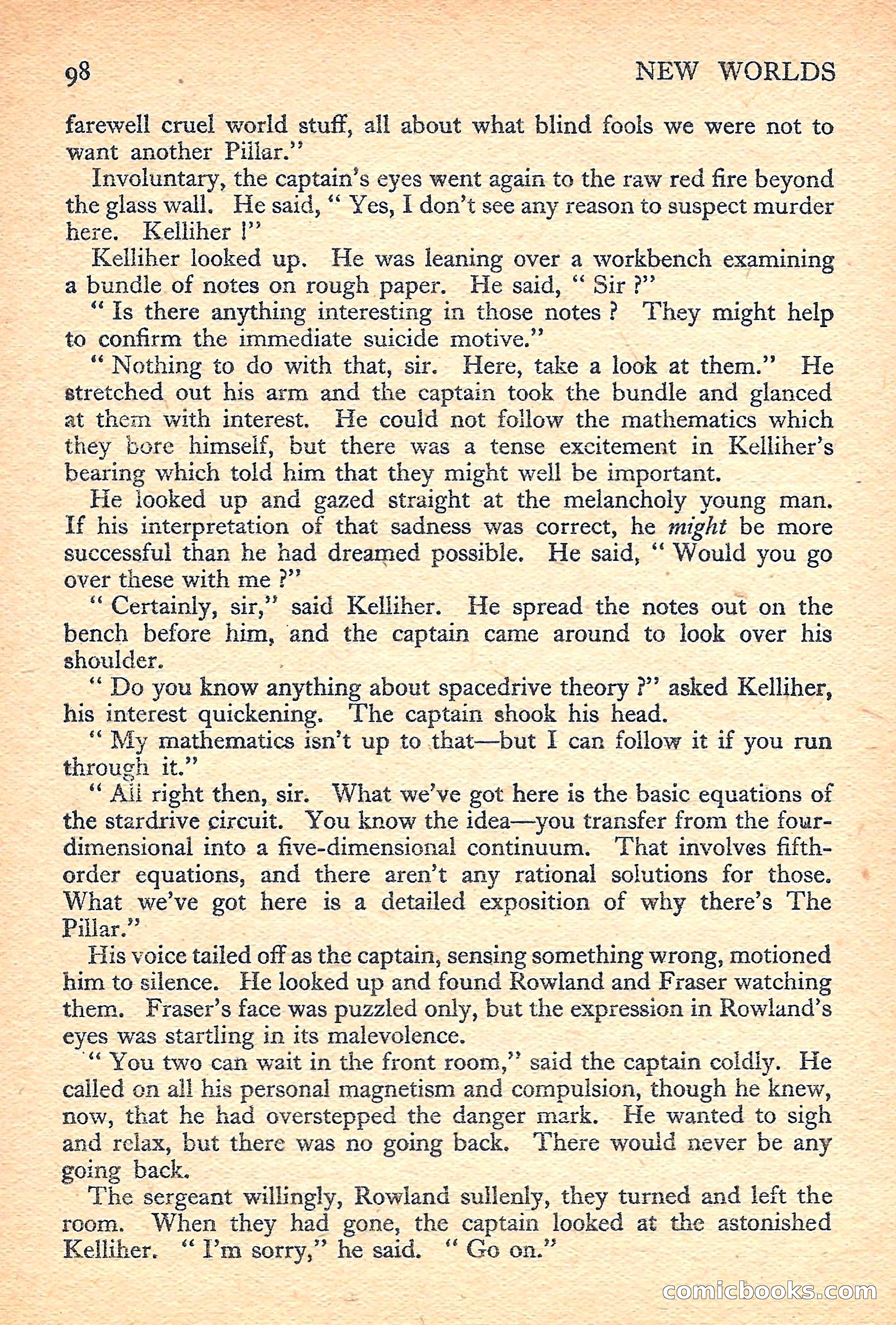 New Worlds Science Fiction No. 38 — page 100 of 132