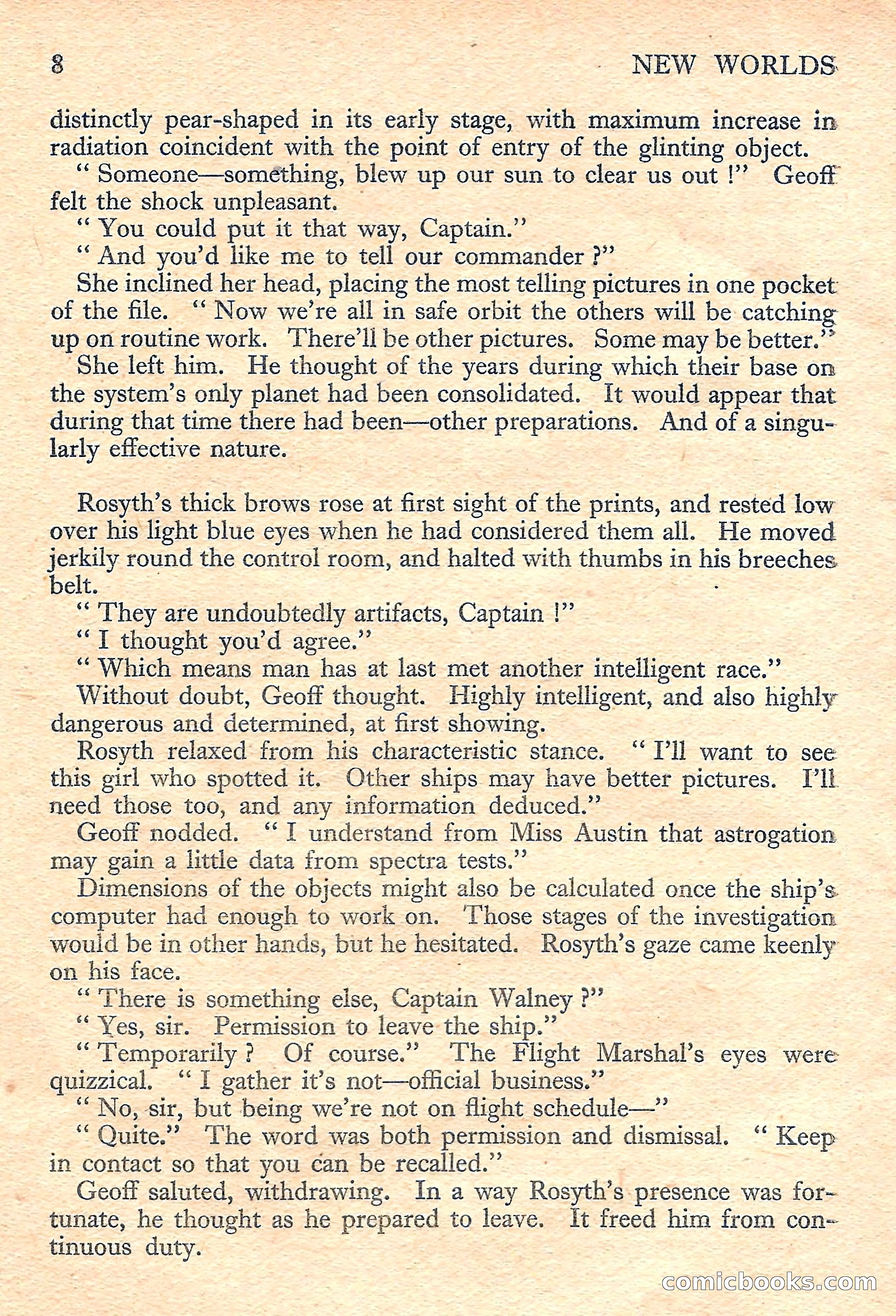 New Worlds Science Fiction No. 45 — page 10 of 132
