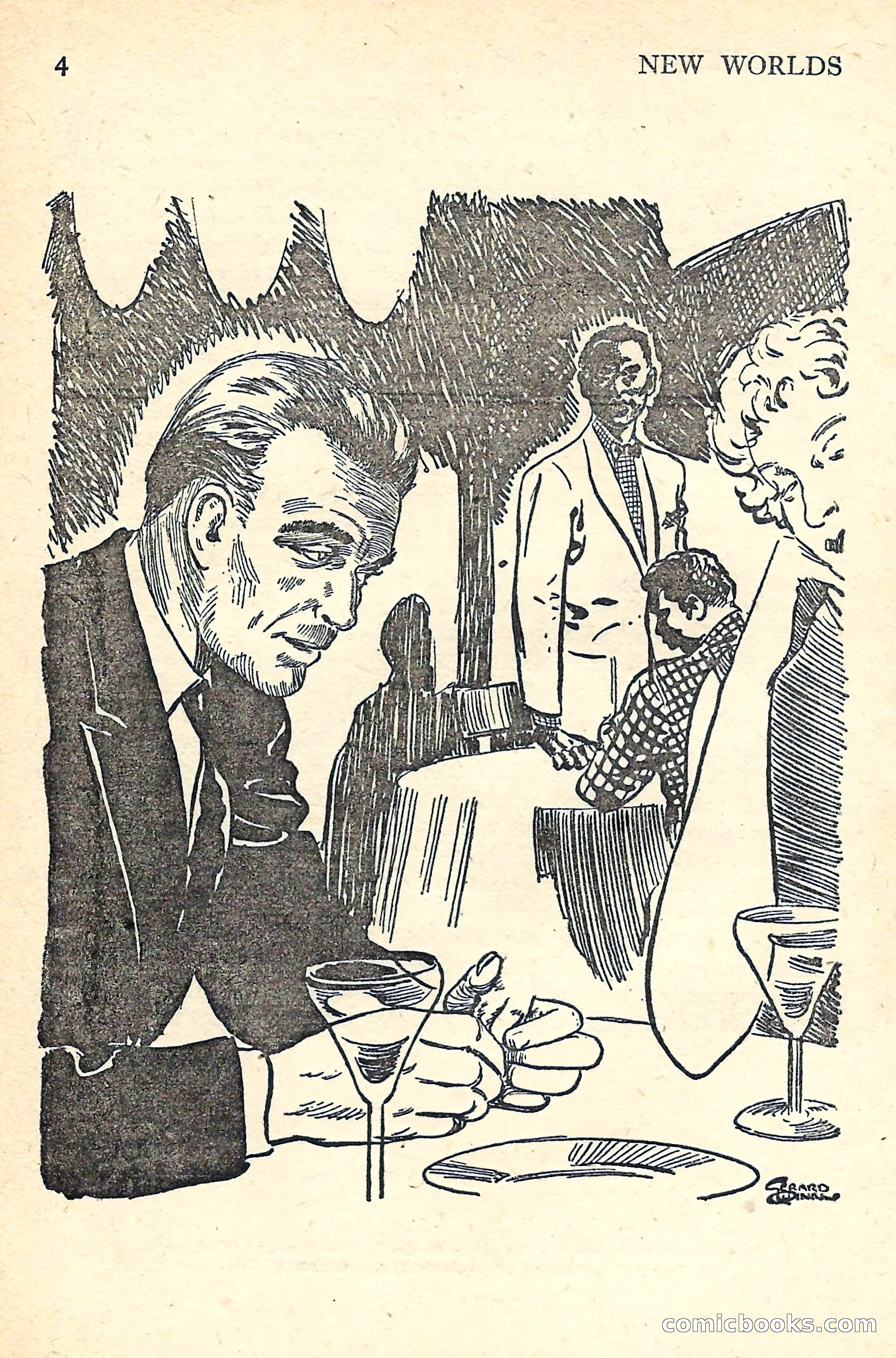 New Worlds Science Fiction No. 55 — page 6 of 132