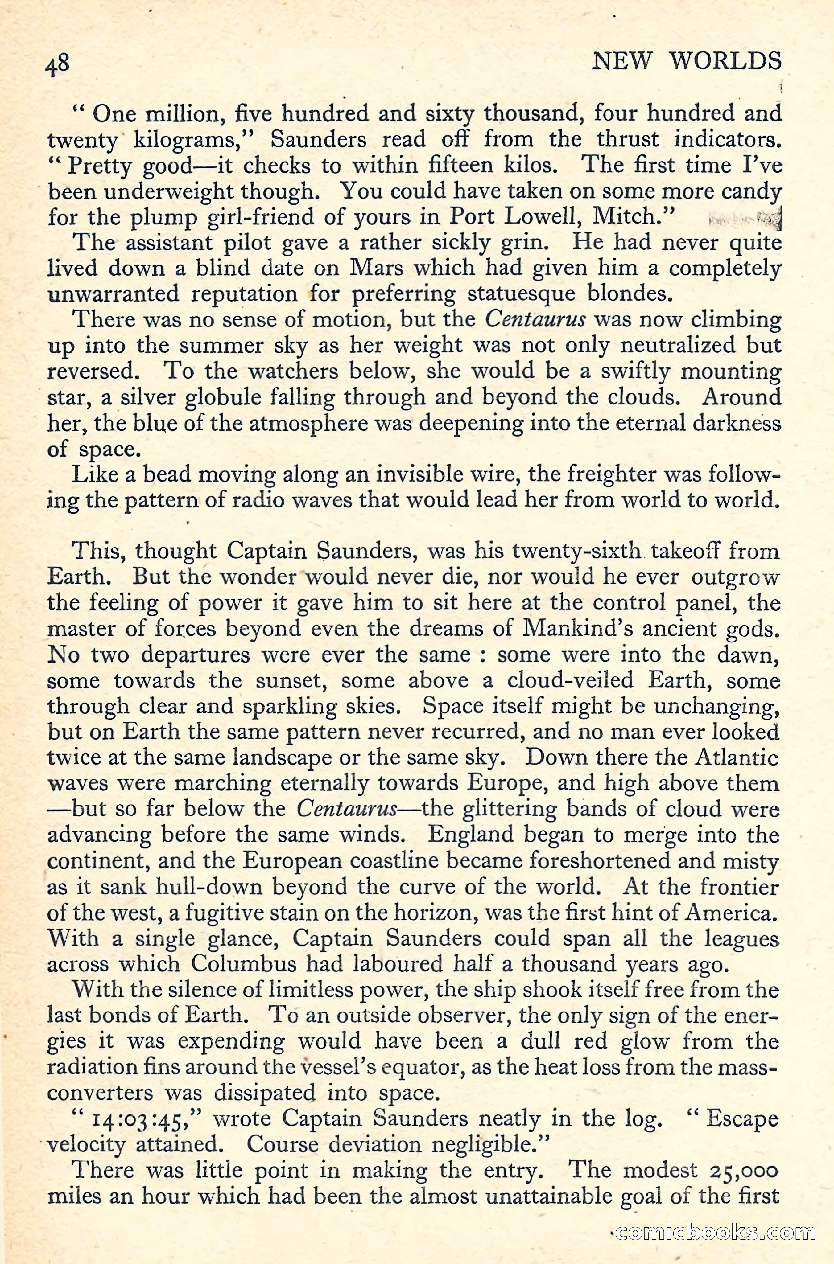 New Worlds Science Fiction No. 55 — page 50 of 132