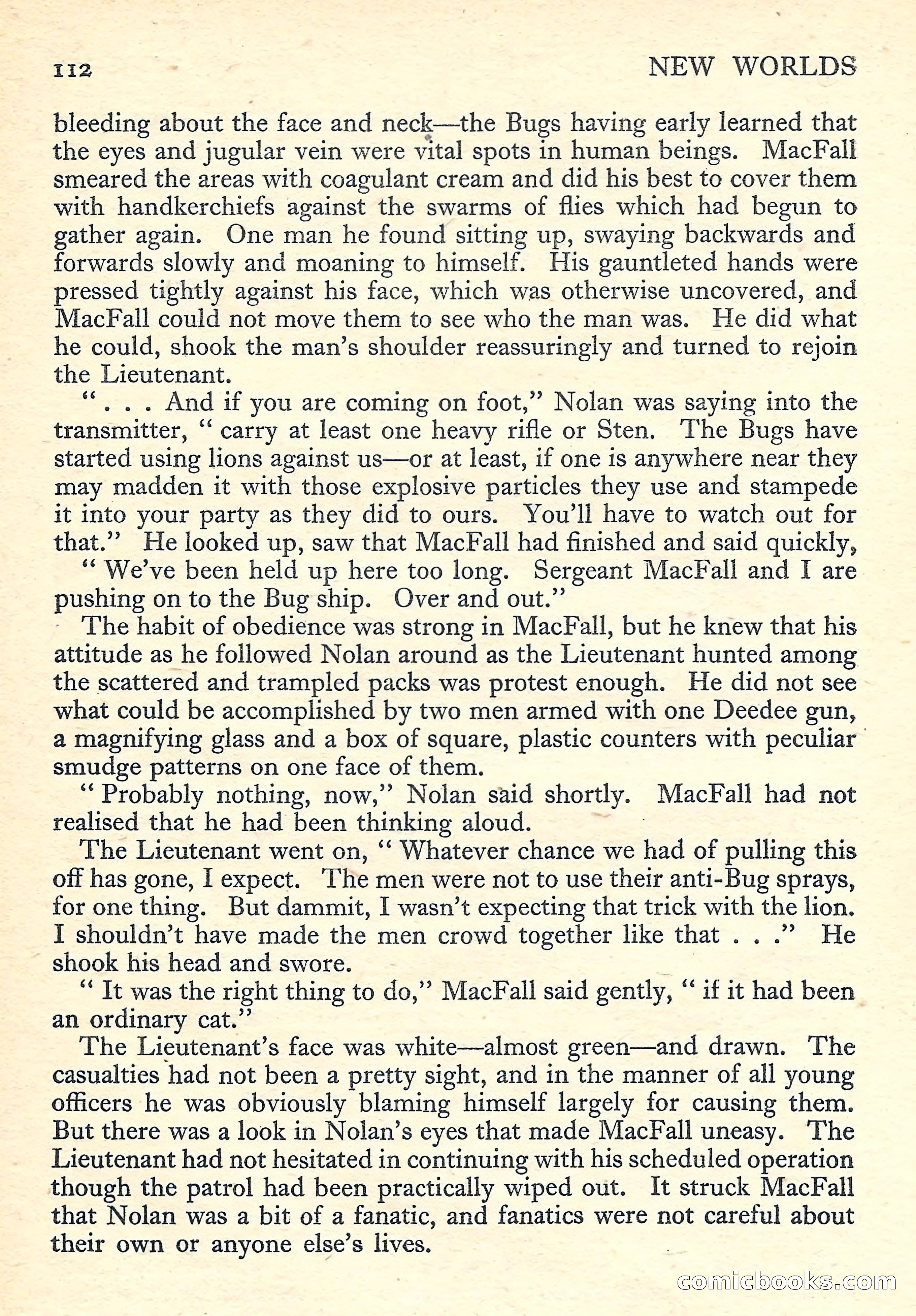 New Worlds Science Fiction No. 55 — page 114 of 132