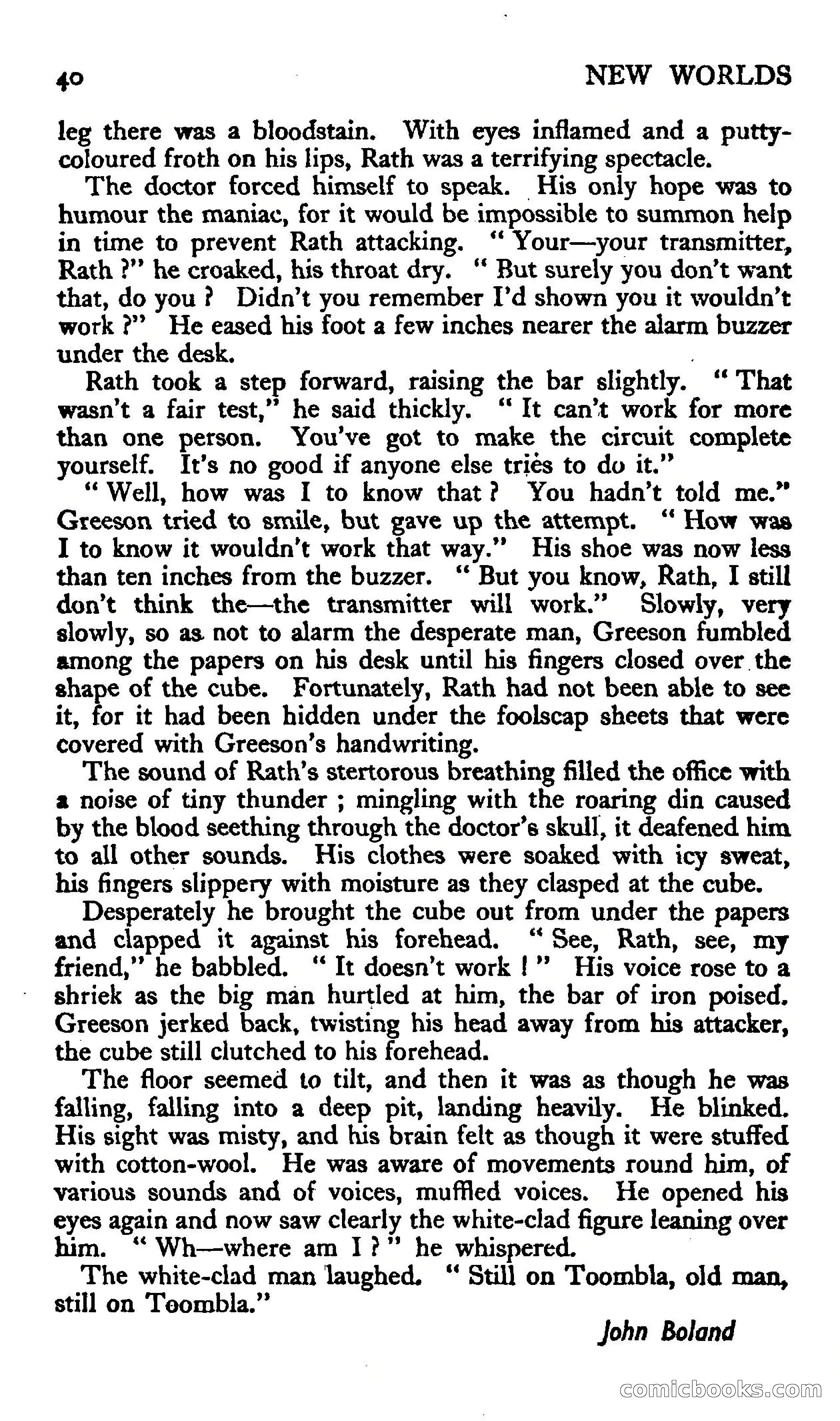 New Worlds Science Fiction #59, Volume 20 — page 42 of 132