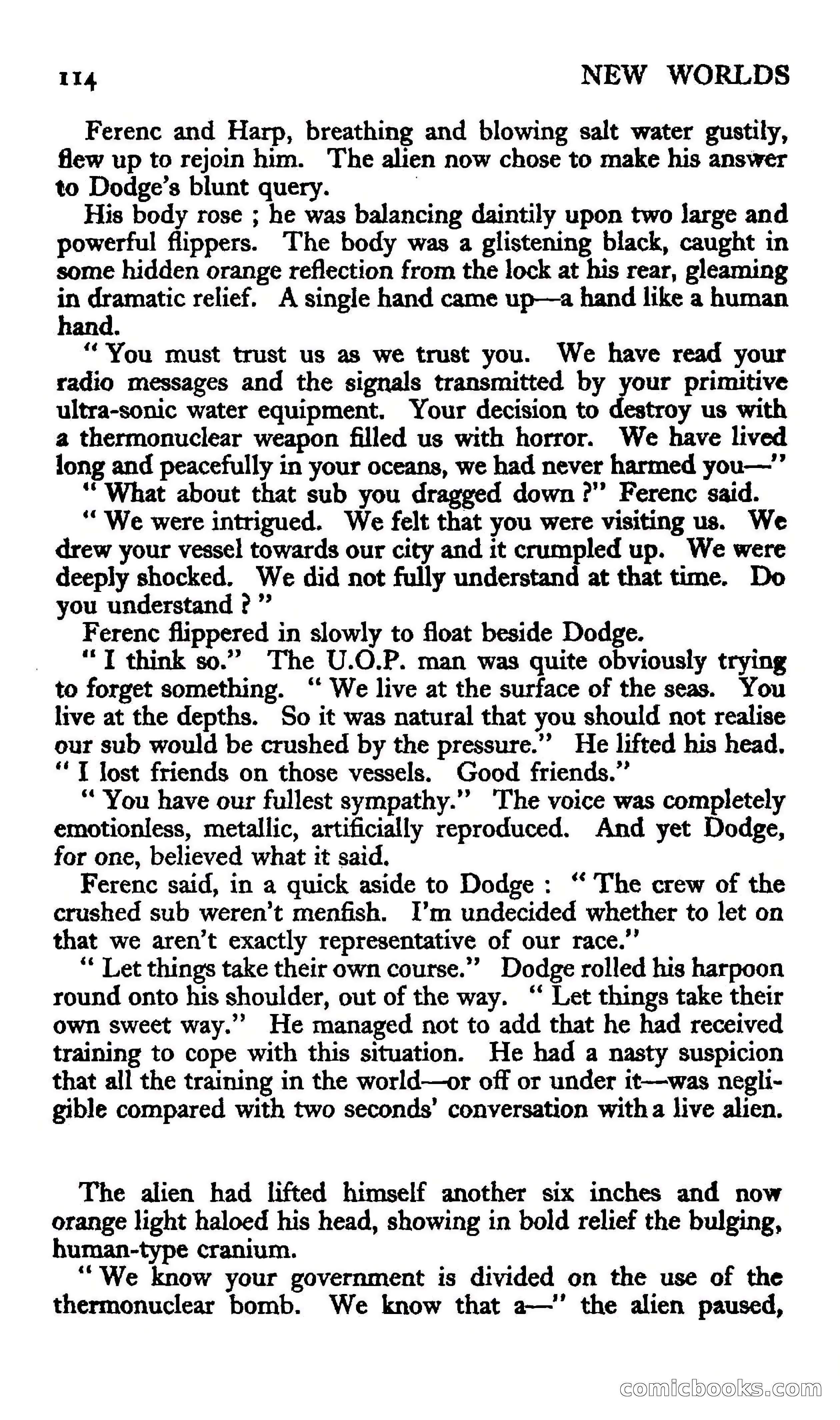 New Worlds Science Fiction #59, Volume 20 — page 116 of 132