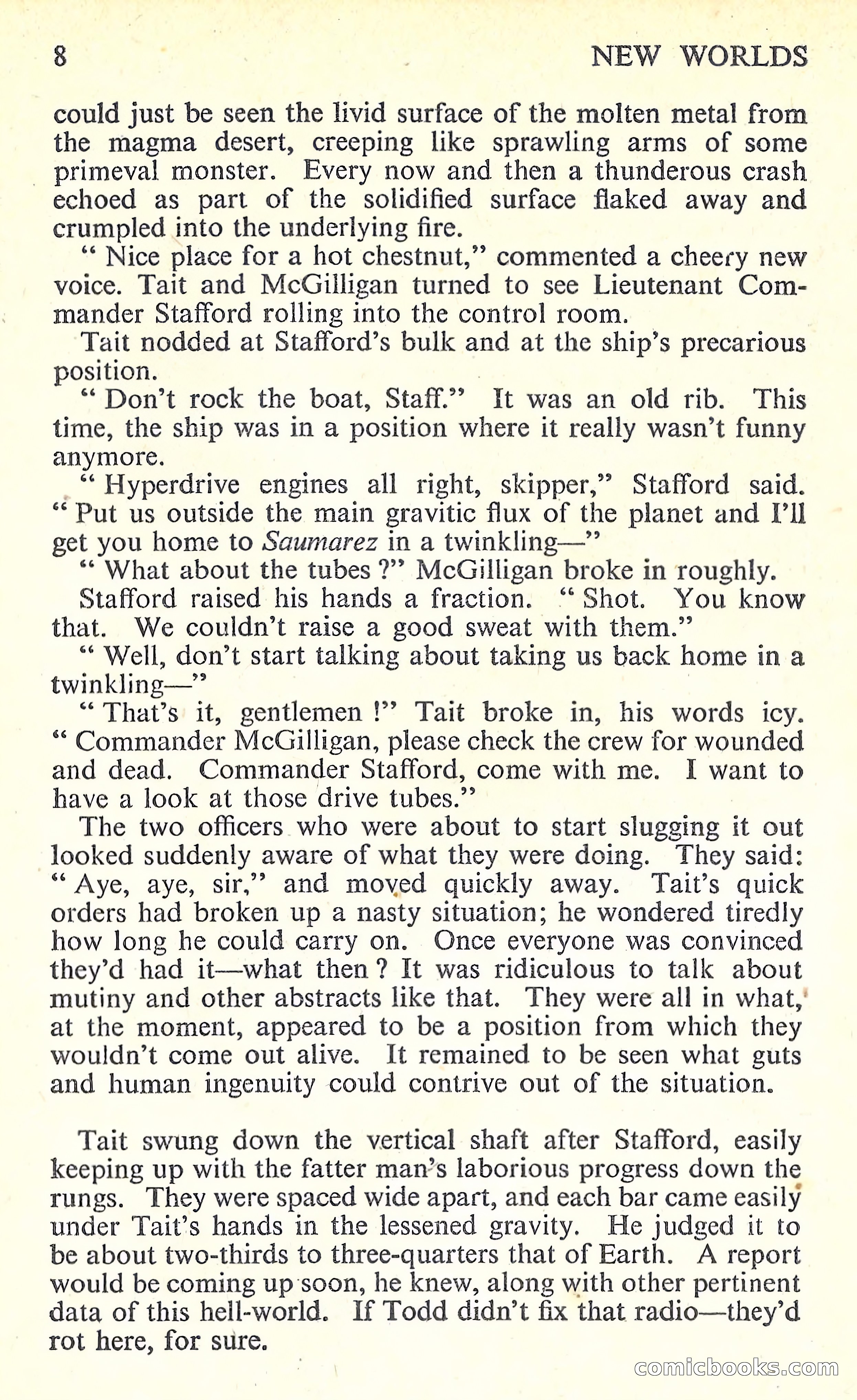New Worlds Science Fiction #61 — page 10 of 132