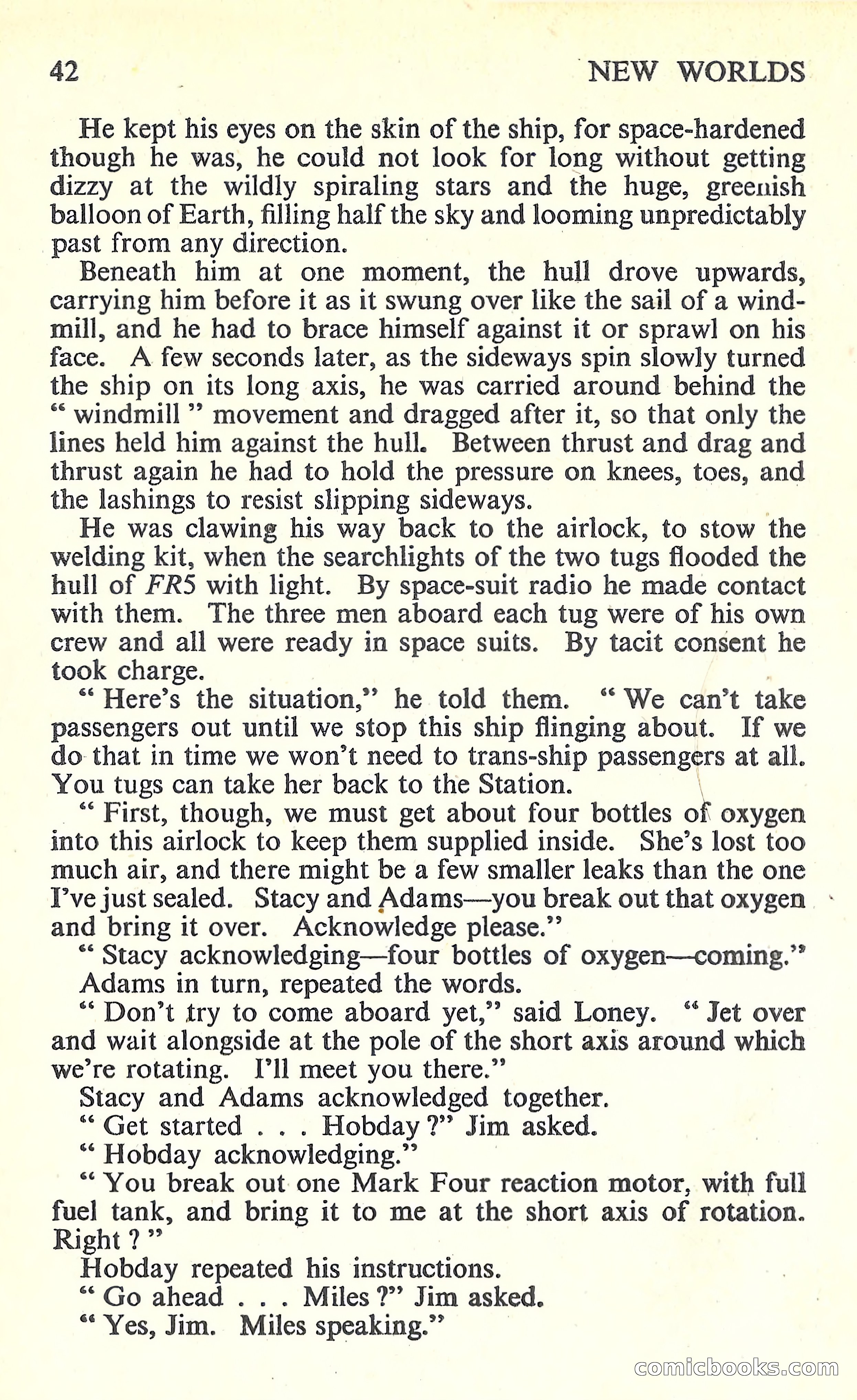 New Worlds Science Fiction #61 — page 44 of 132