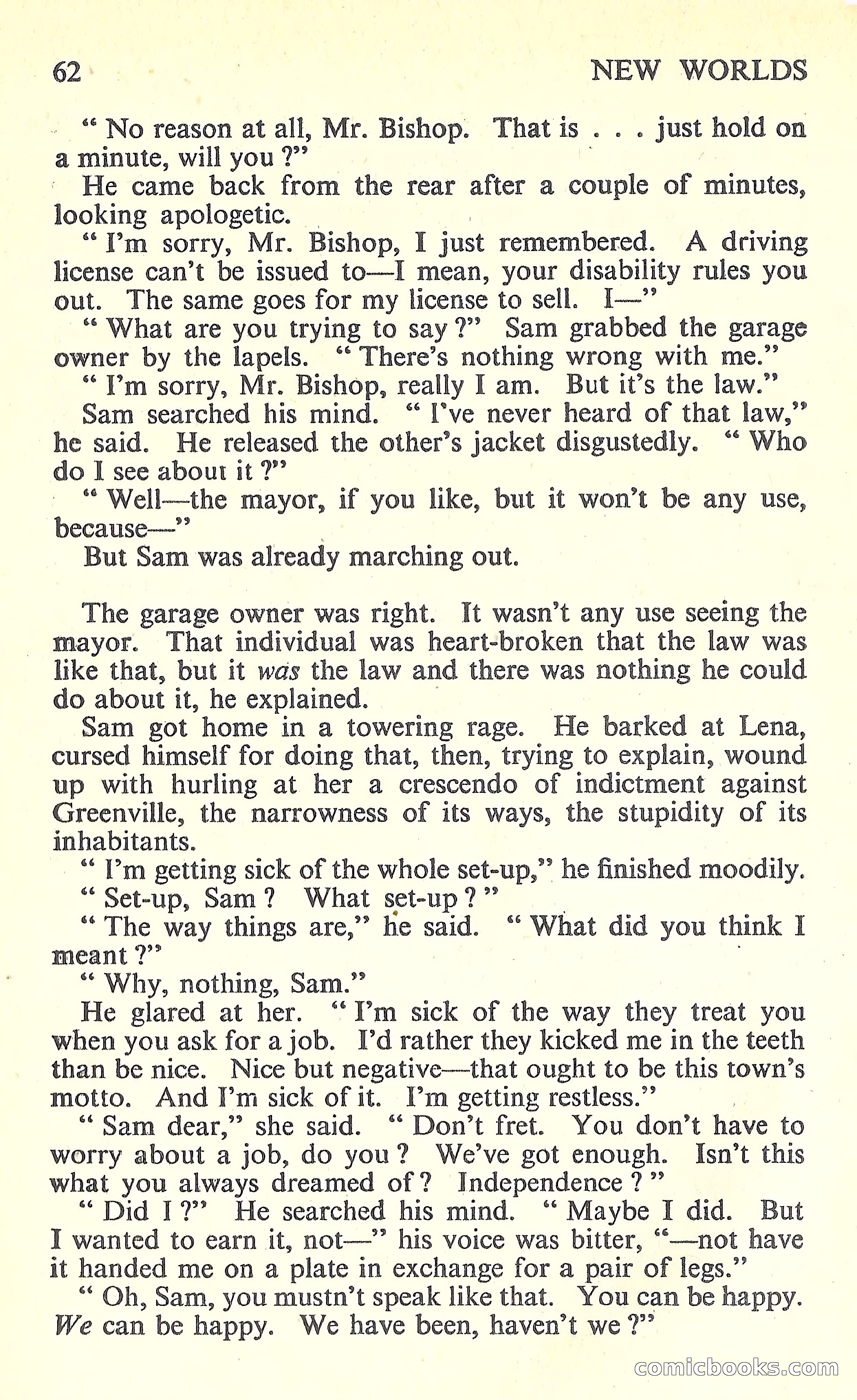 New Worlds Science Fiction #61 — page 64 of 132