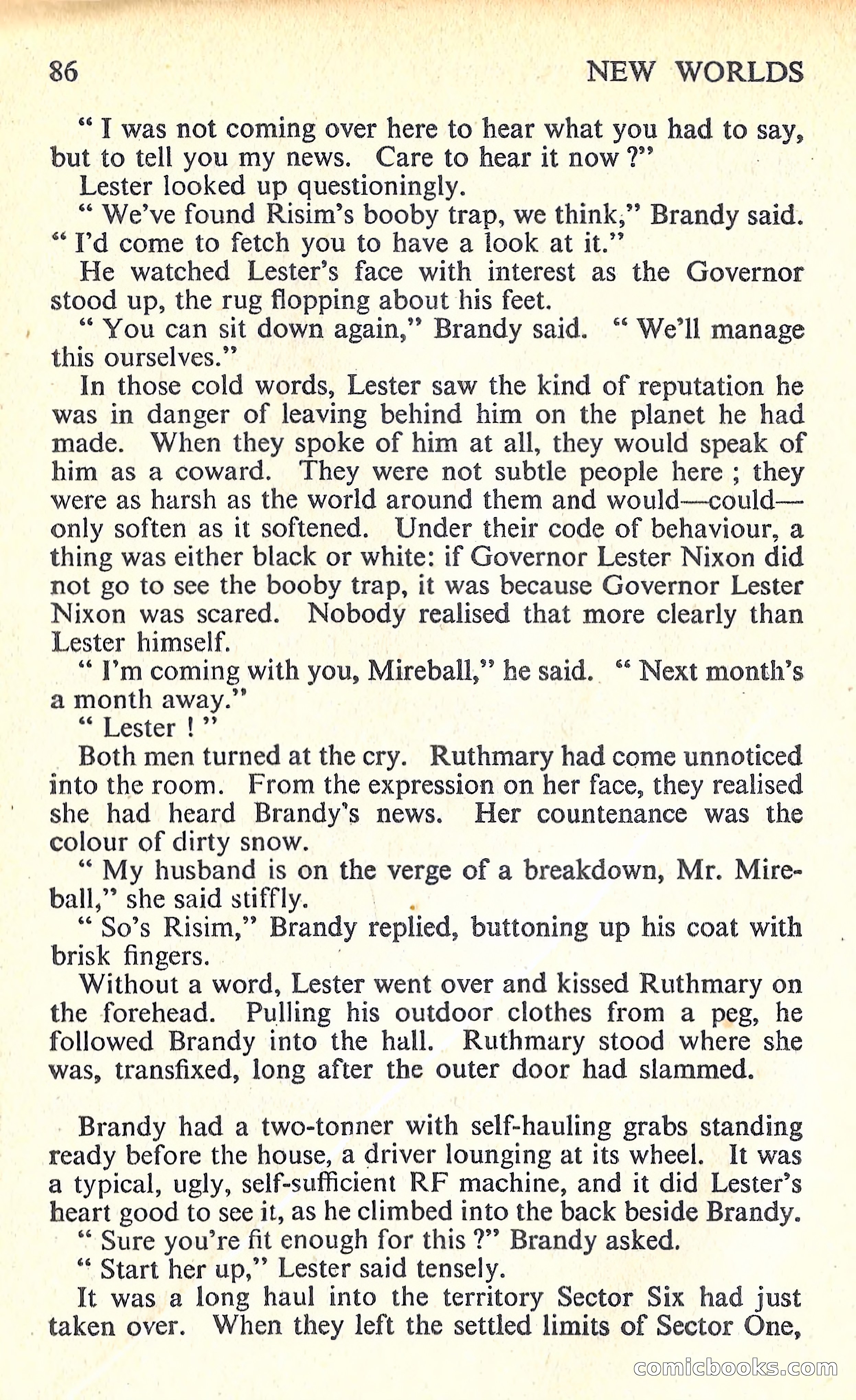 New Worlds Science Fiction #61 — page 88 of 132
