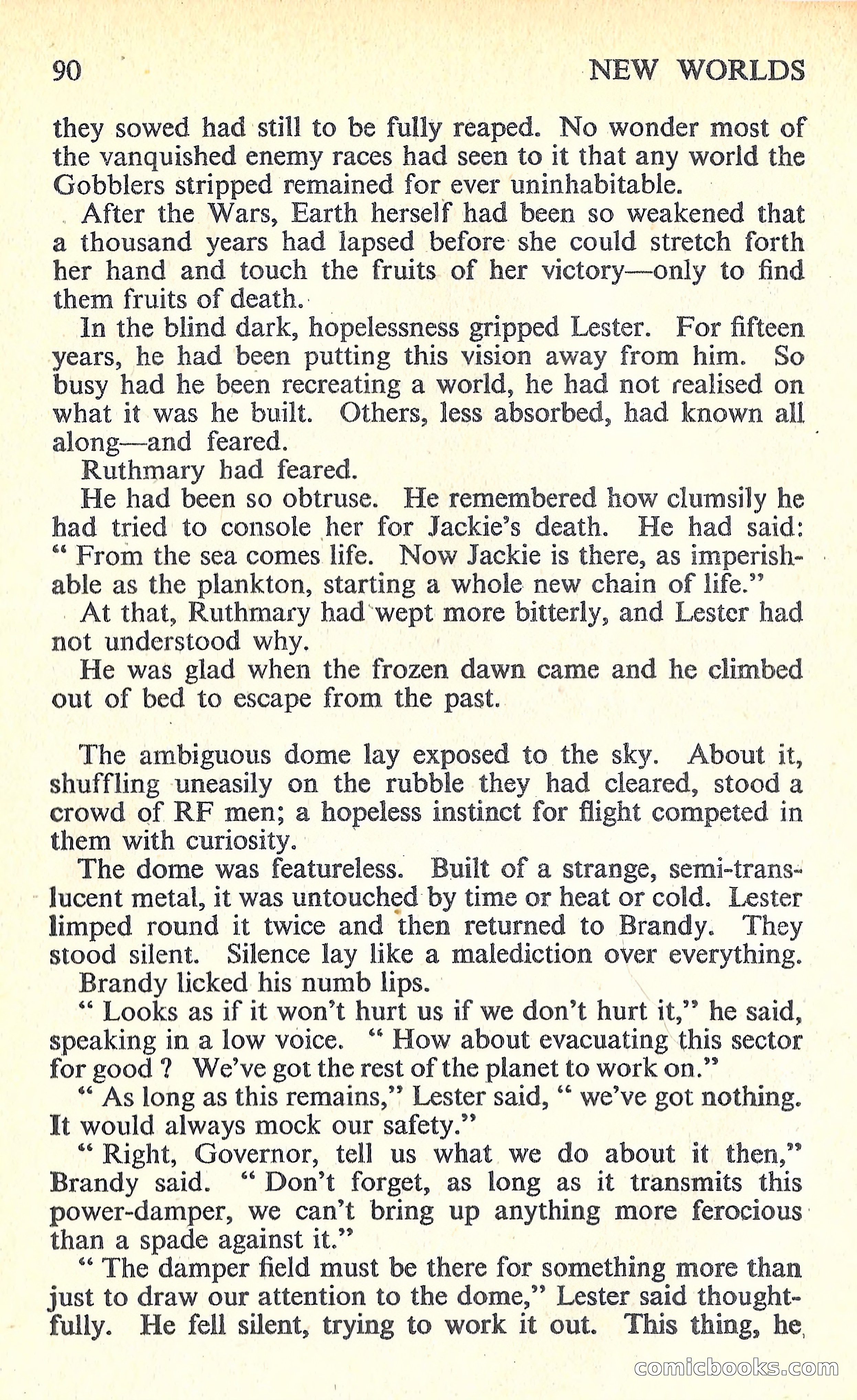 New Worlds Science Fiction #61 — page 92 of 132