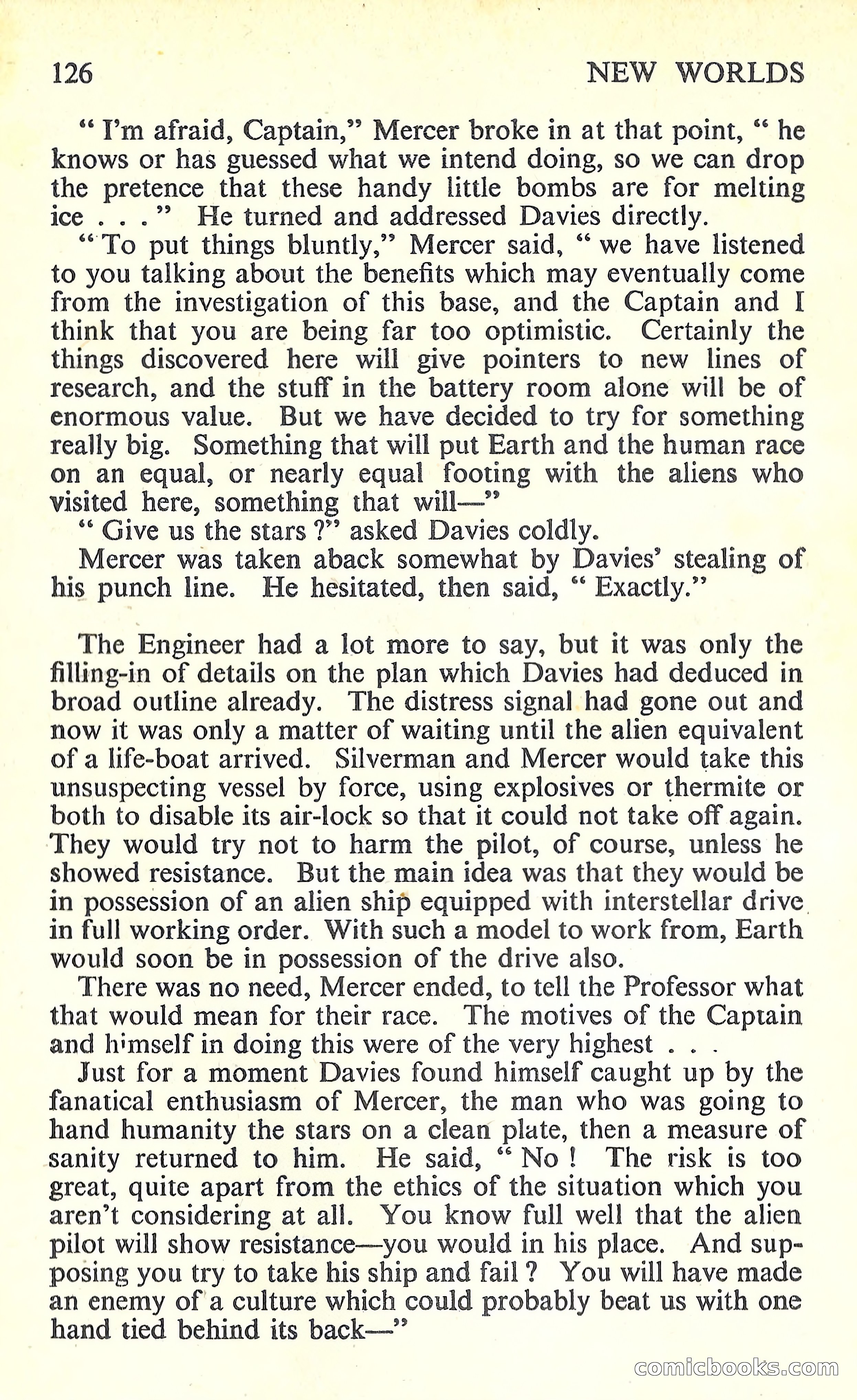 New Worlds Science Fiction #61 — page 128 of 132