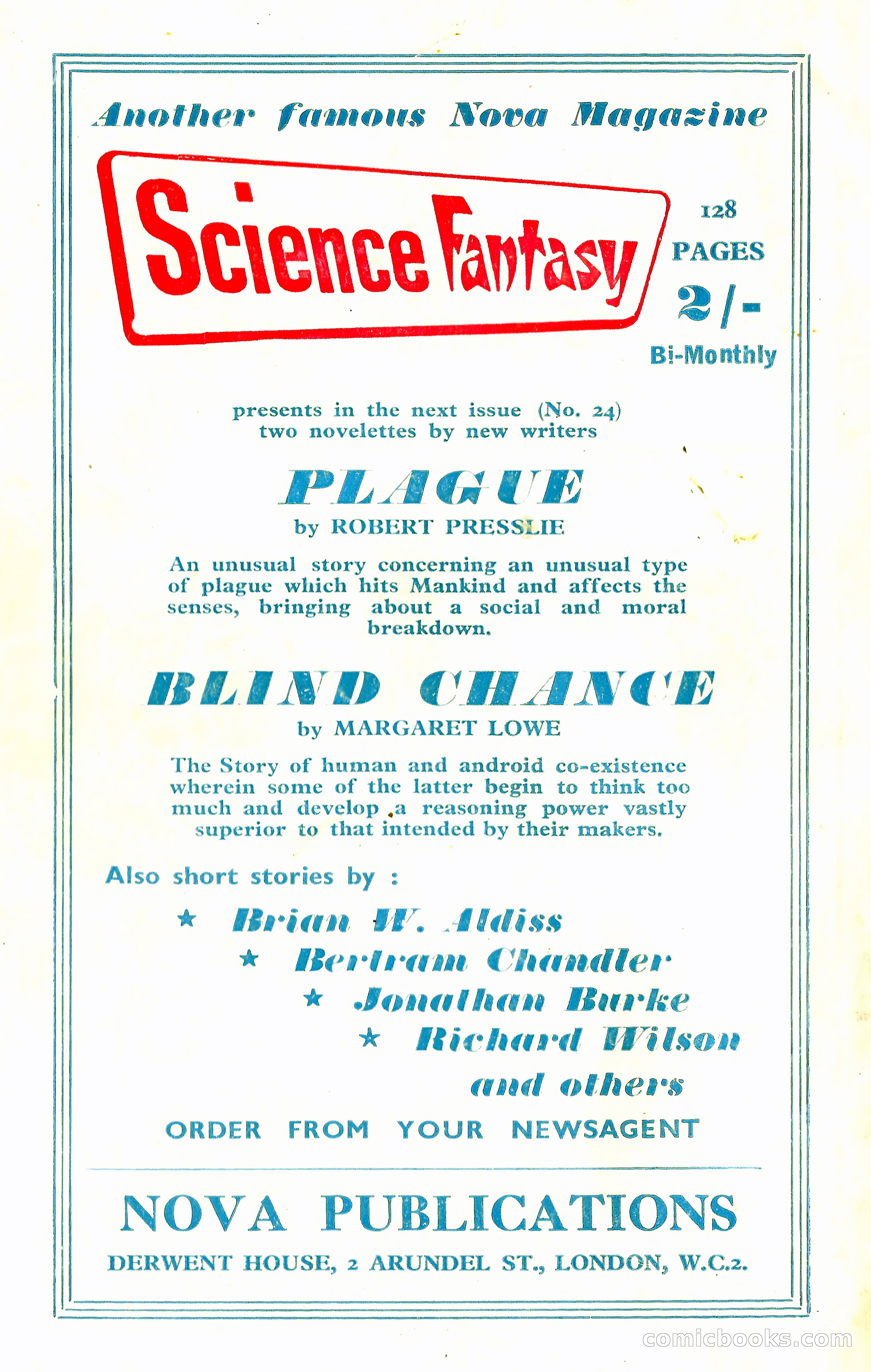 New Worlds Science Fiction #61 — page 131 of 132