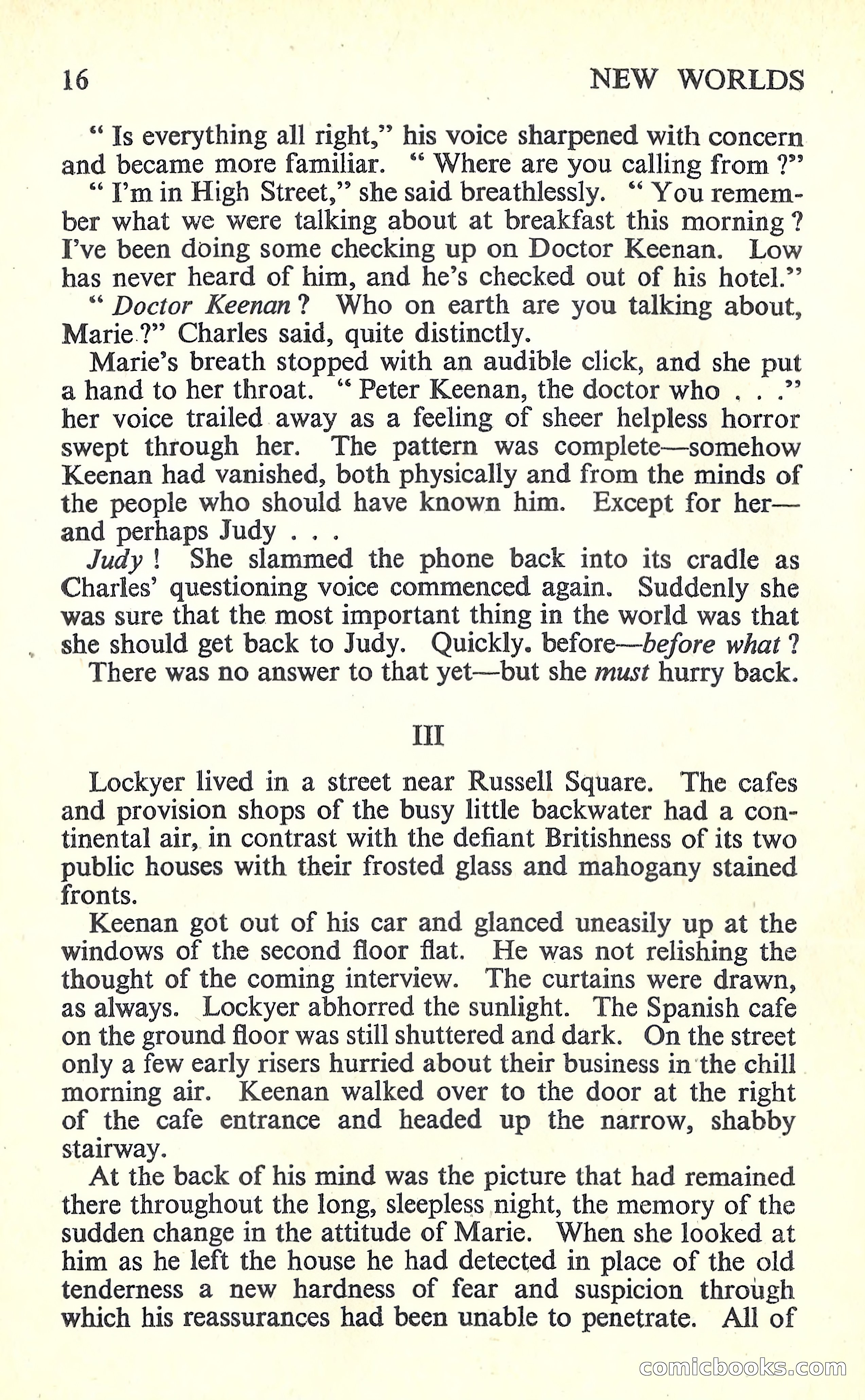 New Worlds Science Fiction #62 — page 18 of 132