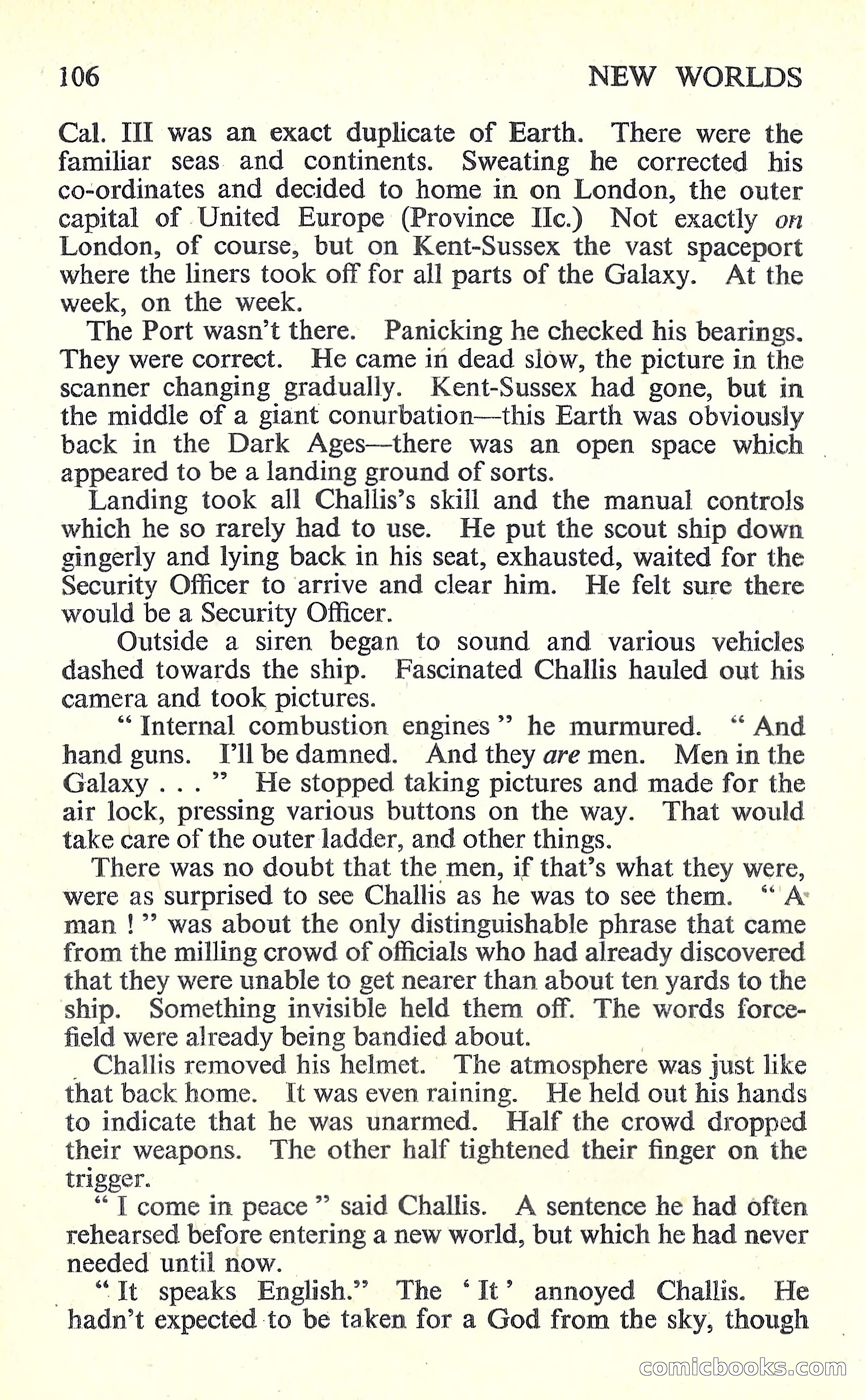 New Worlds Science Fiction #62 — page 108 of 132