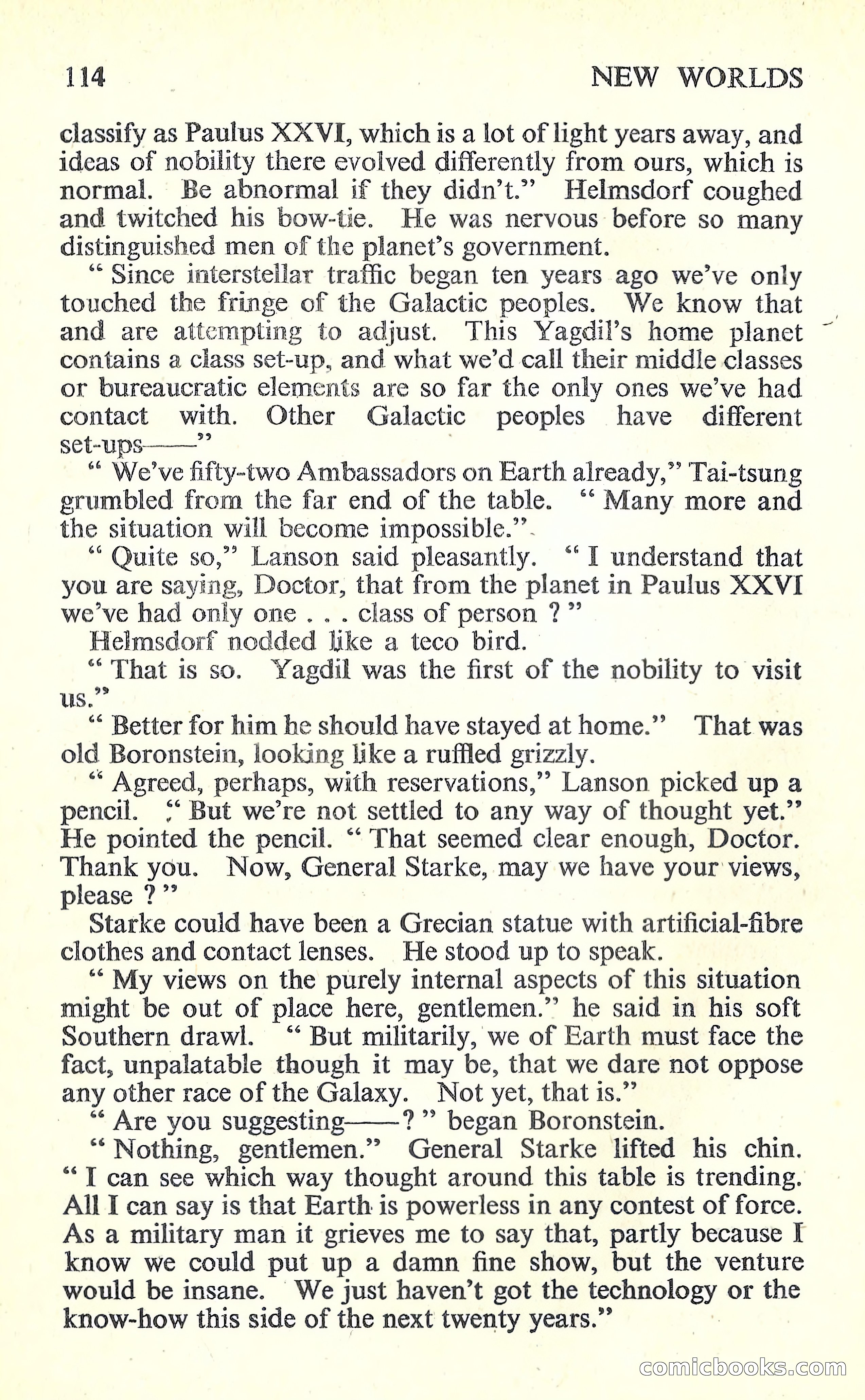 New Worlds Science Fiction #62 — page 116 of 132