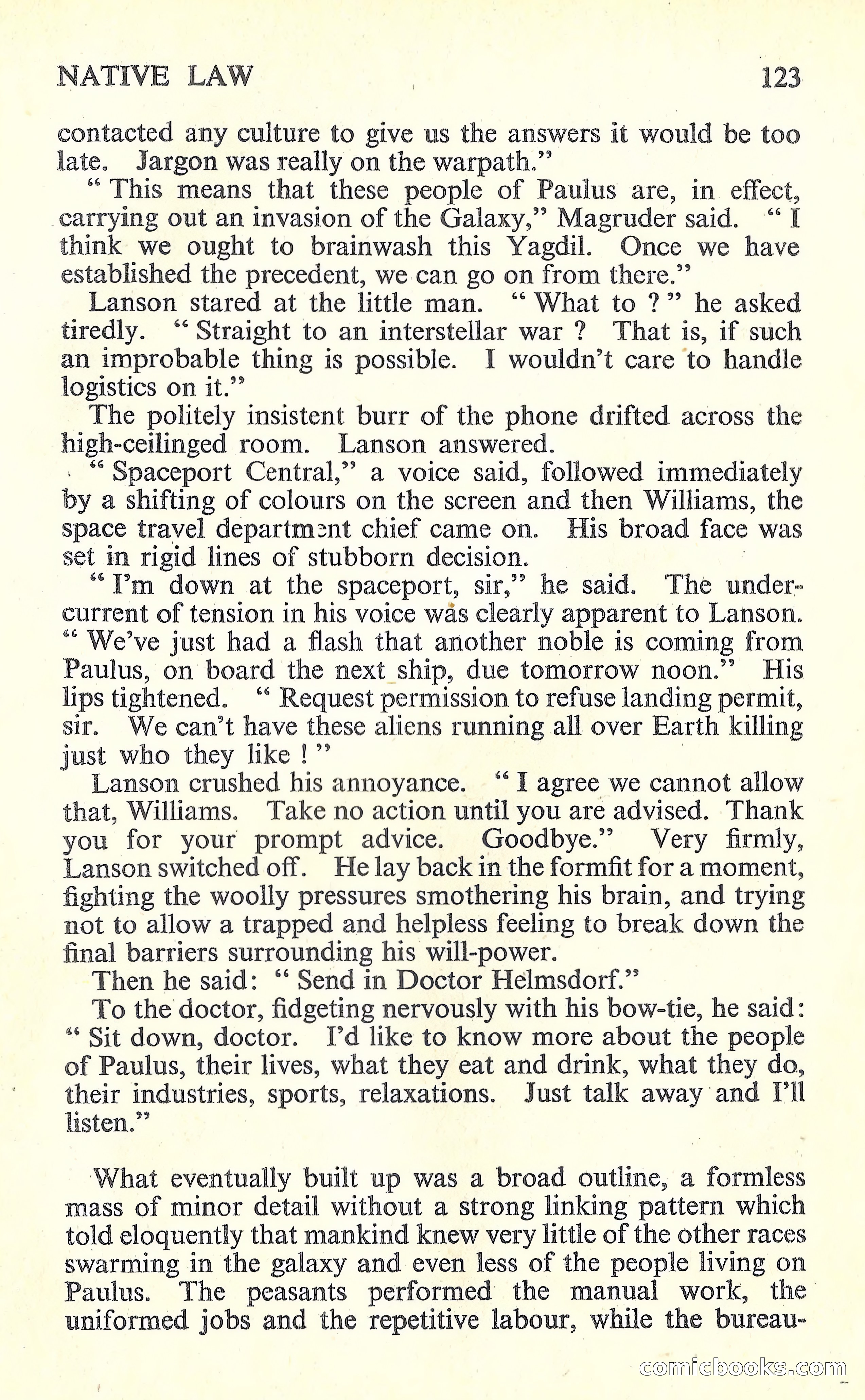 New Worlds Science Fiction #62 — page 125 of 132