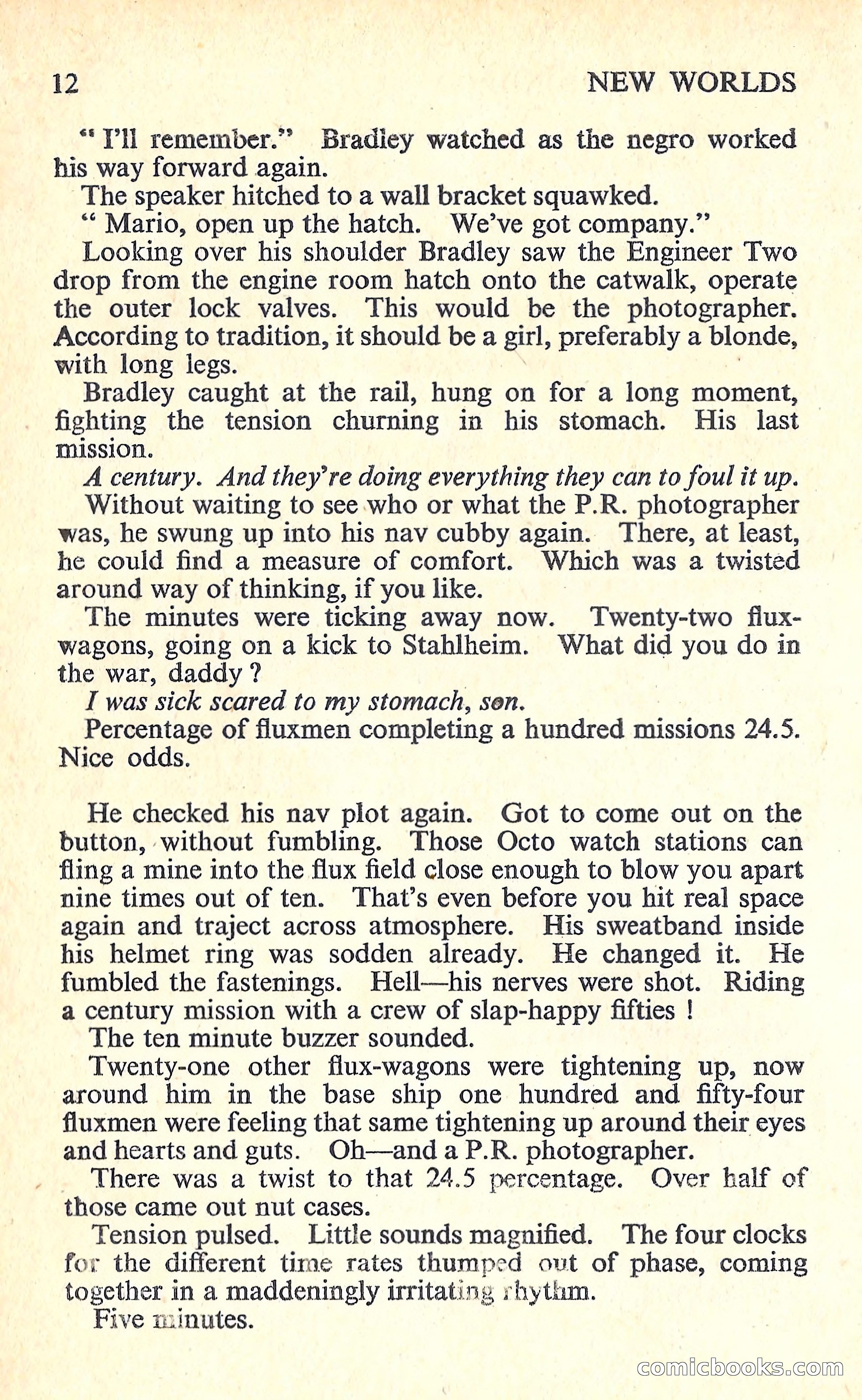 New Worlds Science Fiction #63 — page 14 of 132