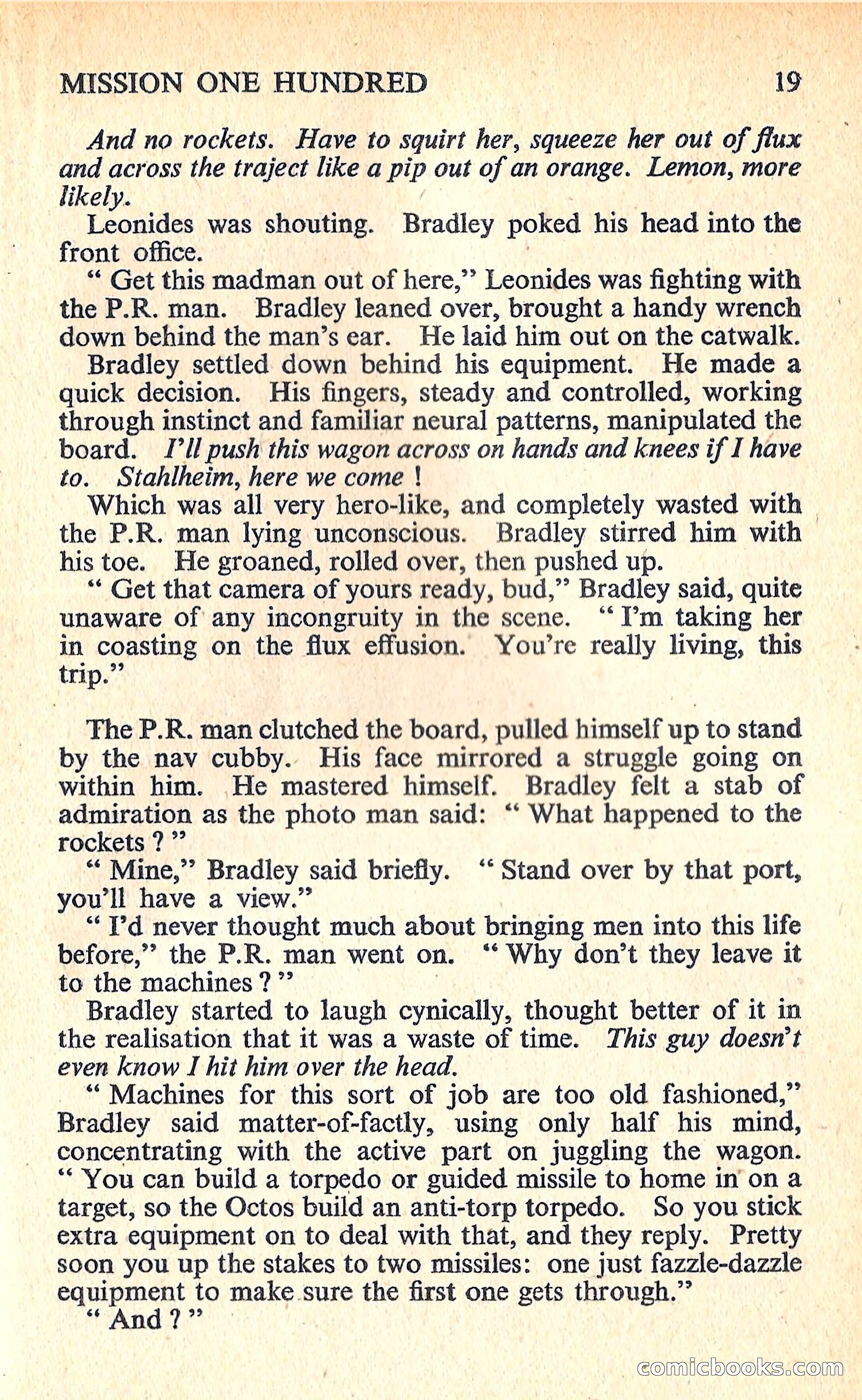 New Worlds Science Fiction #63 — page 21 of 132