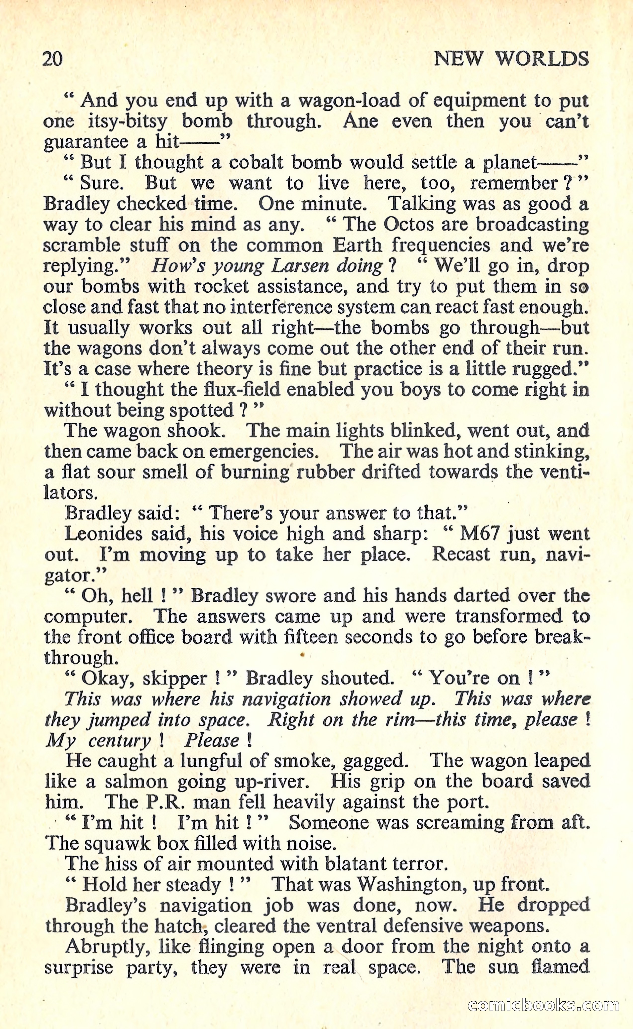 New Worlds Science Fiction #63 — page 22 of 132