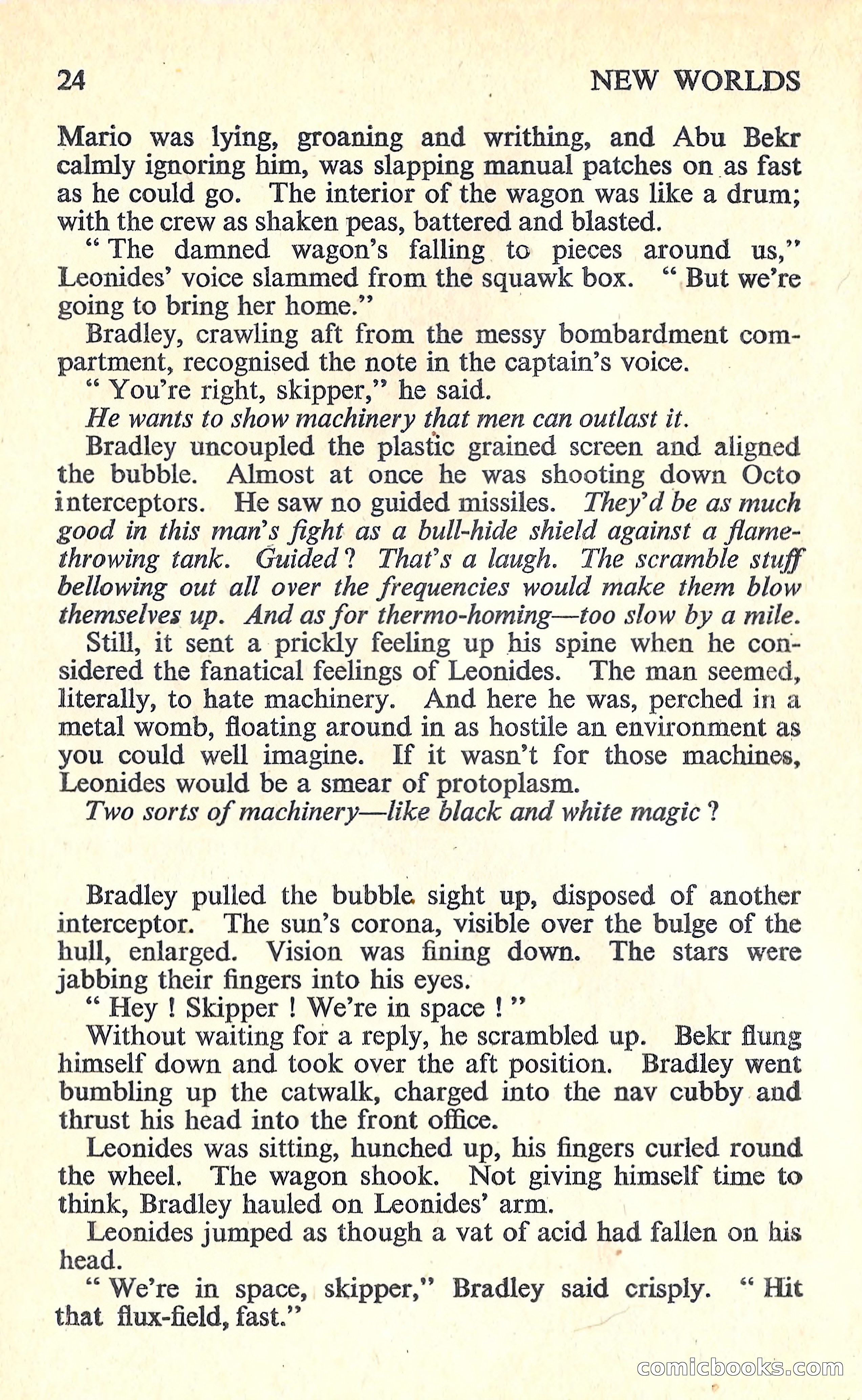 New Worlds Science Fiction #63 — page 26 of 132